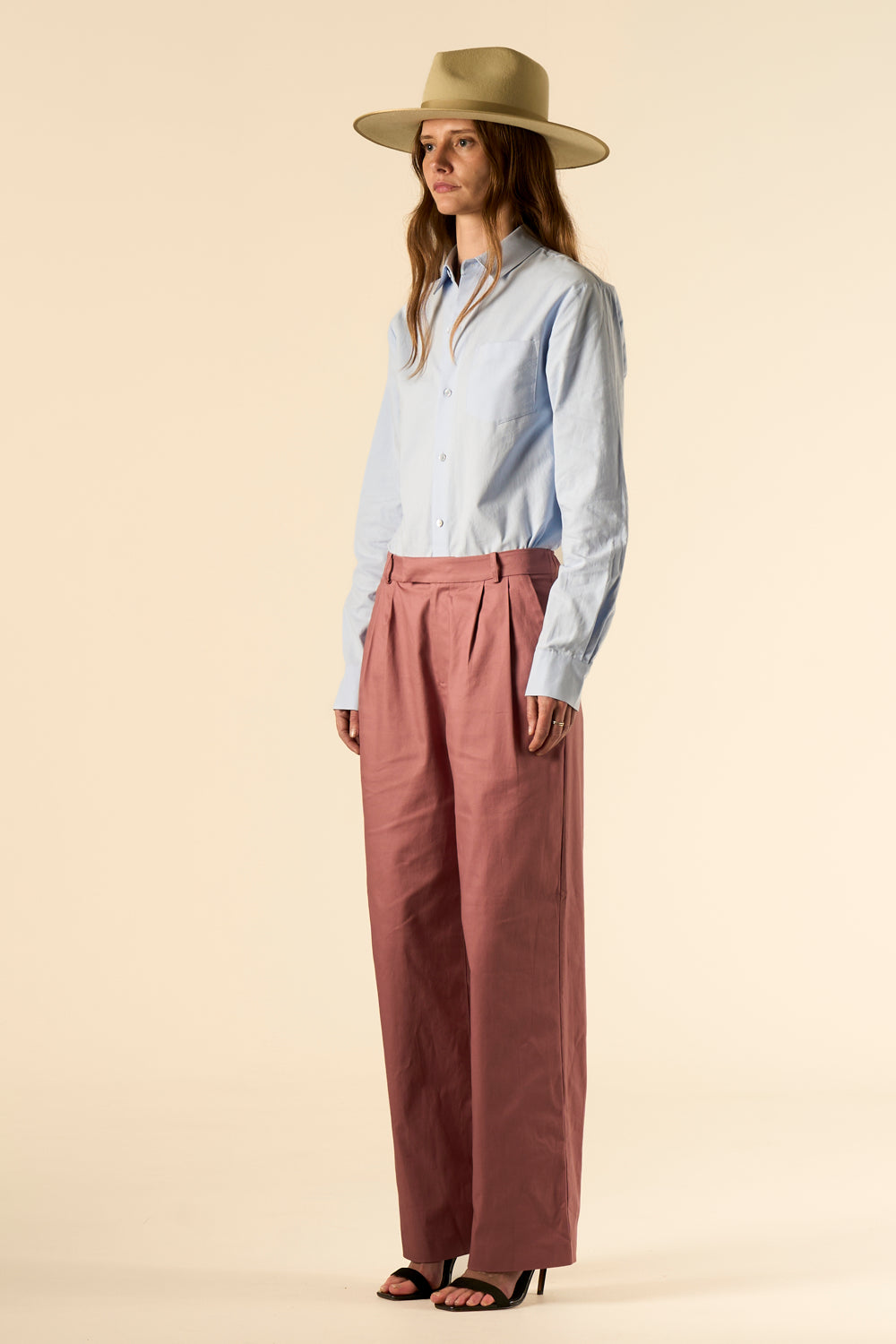 Salinas Cotton Trouser Mink 
