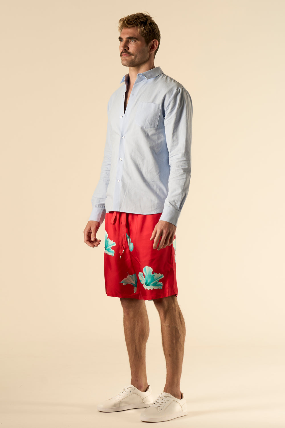 Basketball Silk Short Scarlett Hawaii 