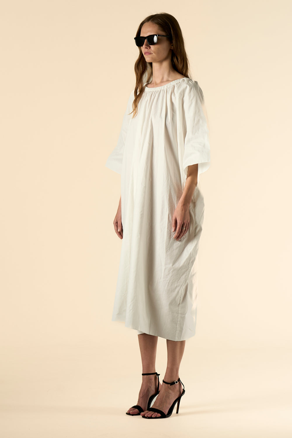 Laguna Cotton Kaftan White