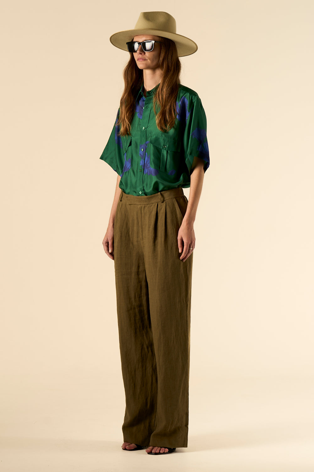 Salinas Linen Trouser Khaki 