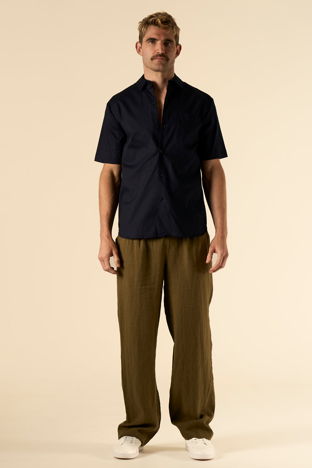 Salinas Linen Trouser Khaki 