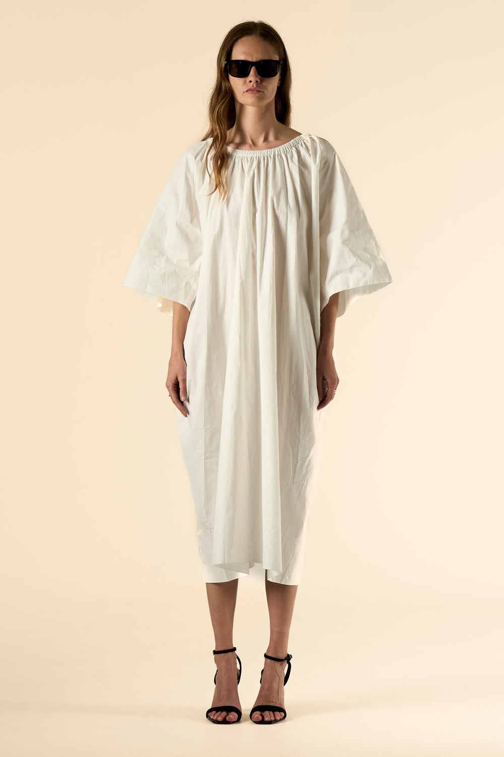 Laguna Cotton Kaftan White