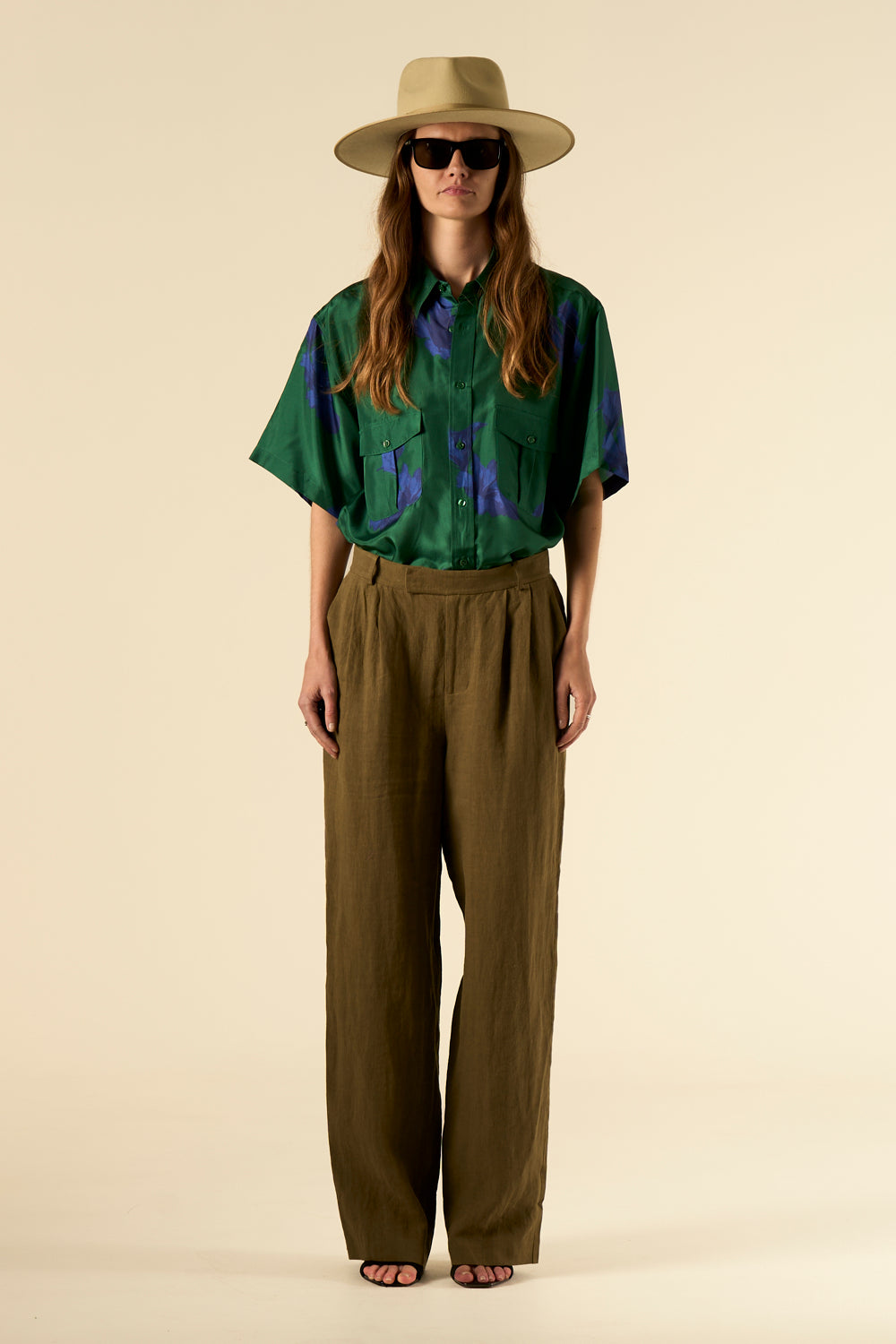 Salinas Linen Trouser Khaki 