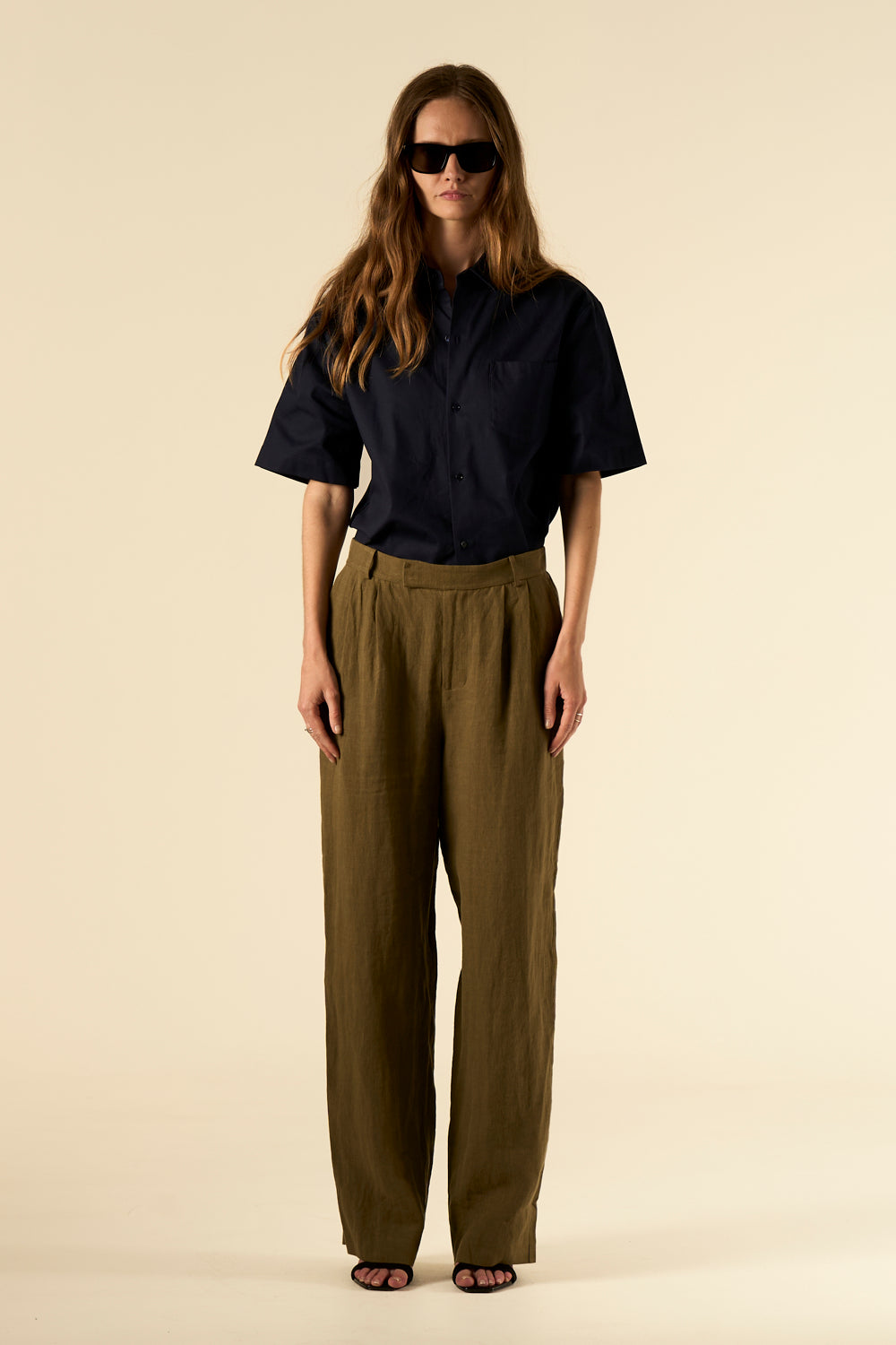 Boyfriend Cotton Shirt Ink 