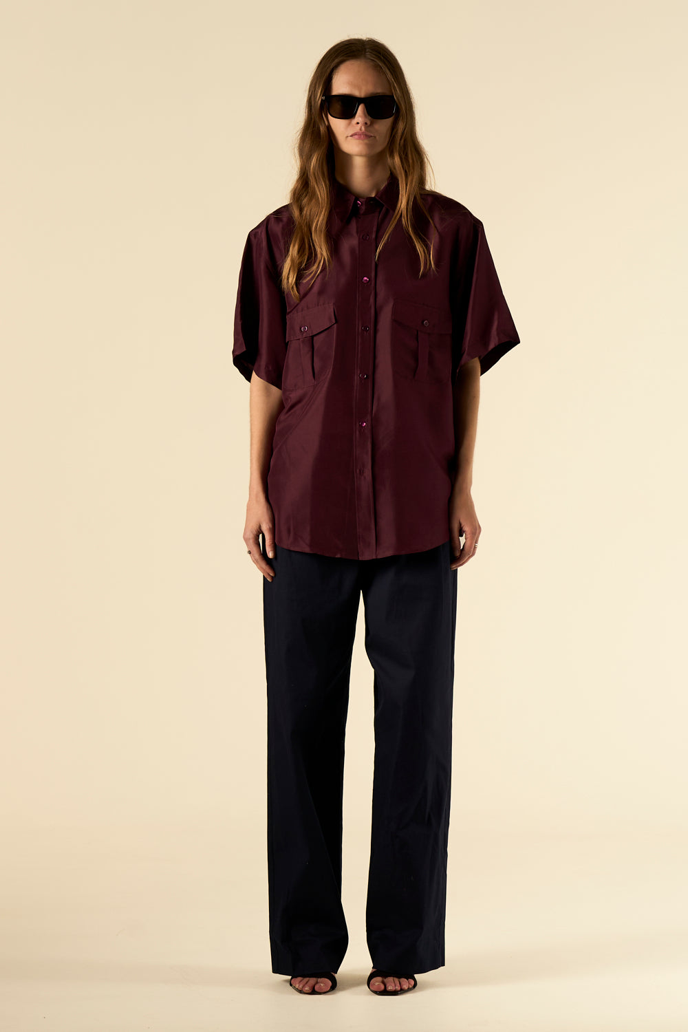 Salinas Cotton Trouser Ink 