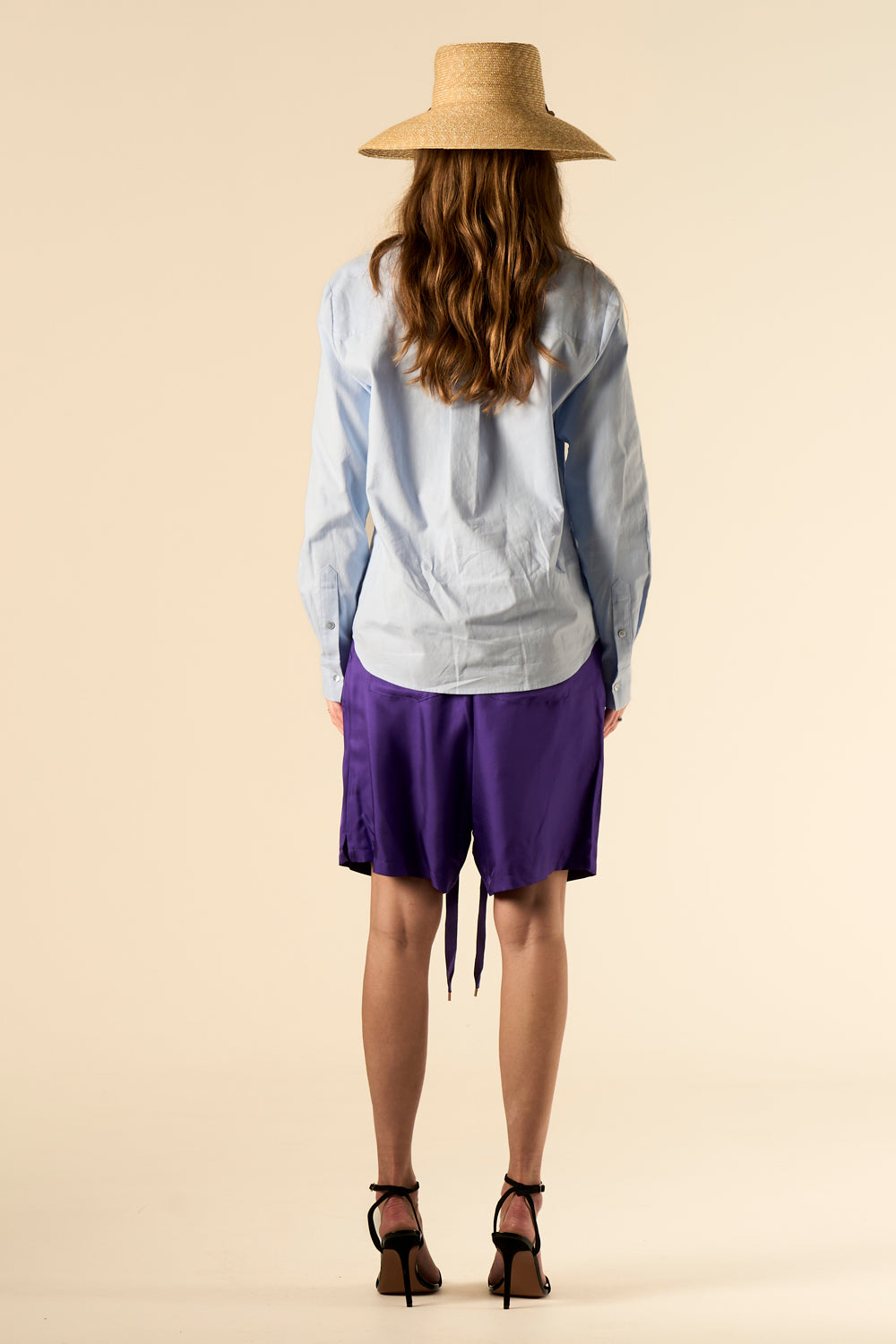 Basketball Silk Short Violet 
