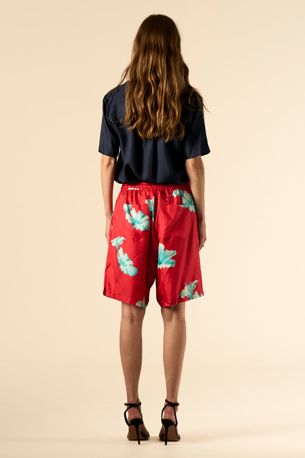 Basketball Silk Short Scarlett Hawaii 