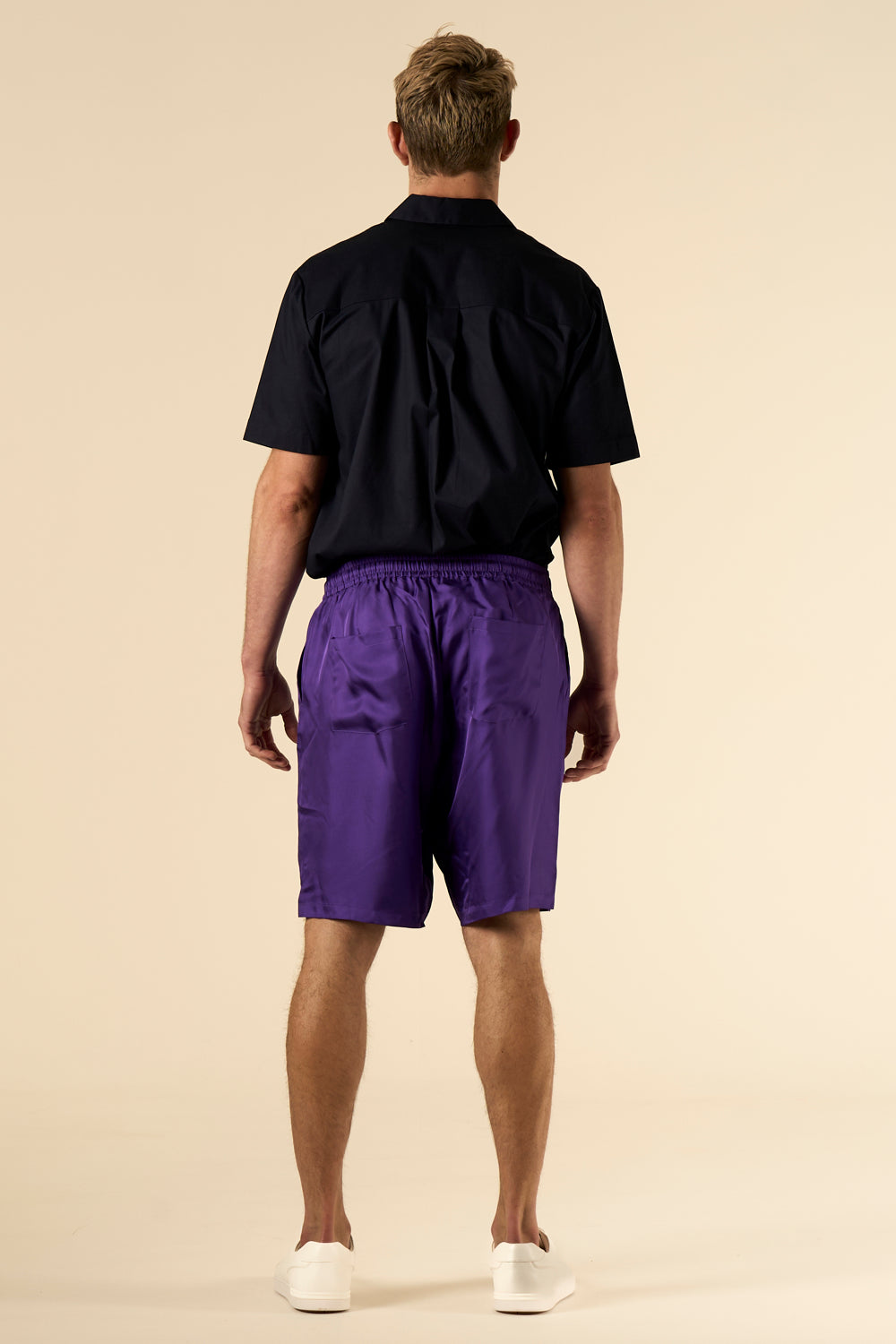 Basketball Silk Short Violet 