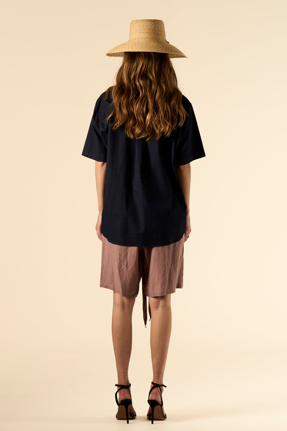 Basketball Linen Short Mink 