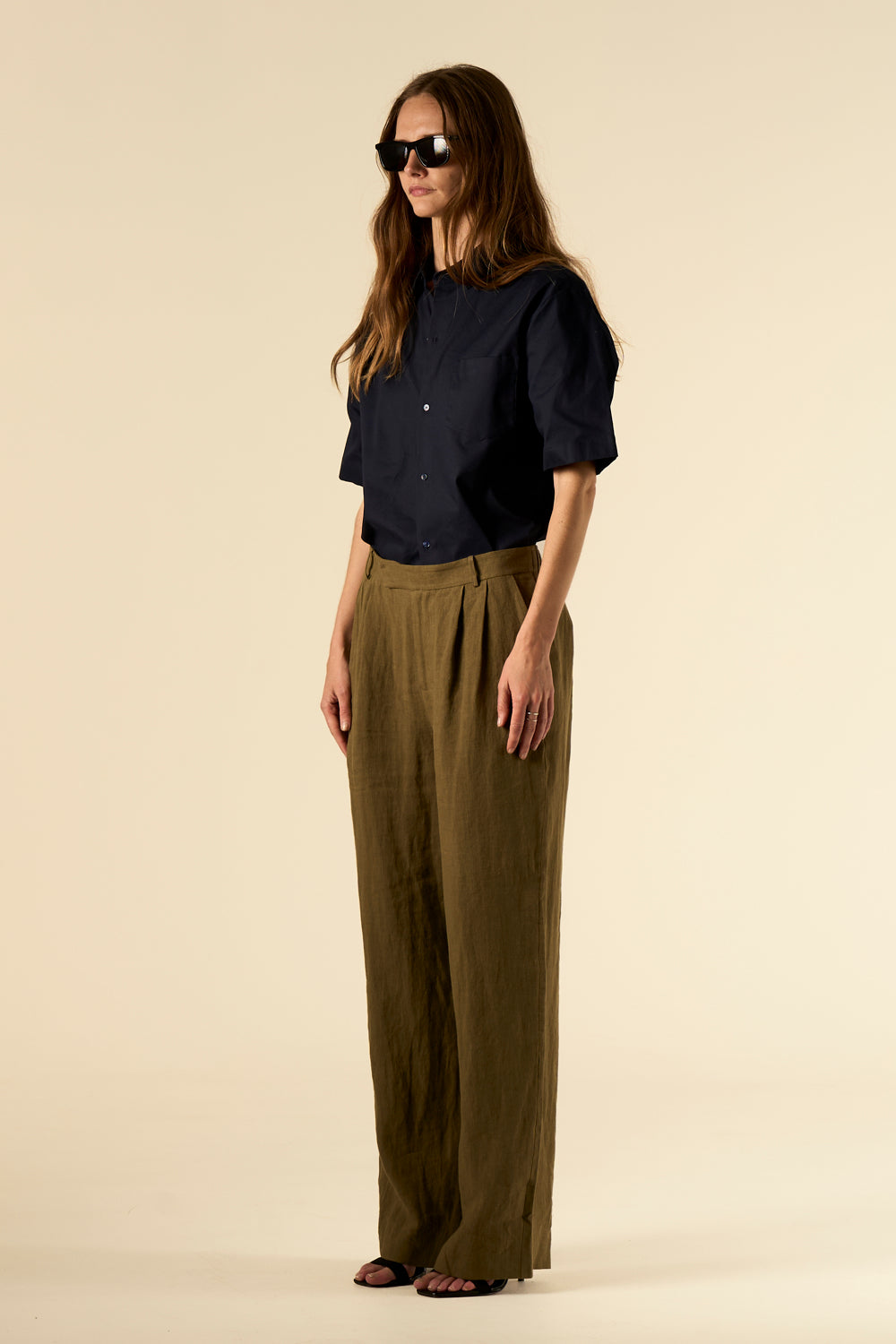 Salinas Linen Trouser Khaki 