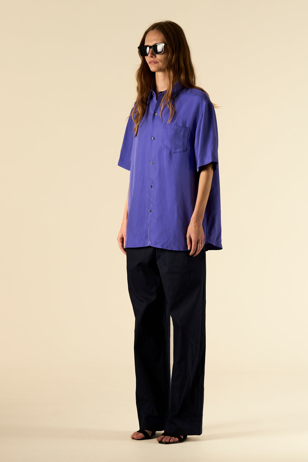 Salinas Cotton Trouser Ink 