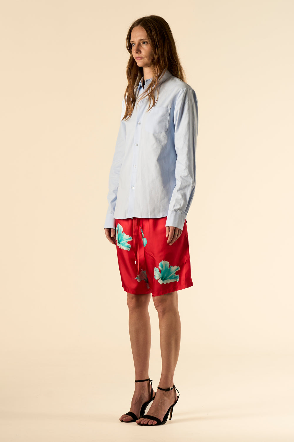 Basketball Silk Short Scarlett Hawaii 