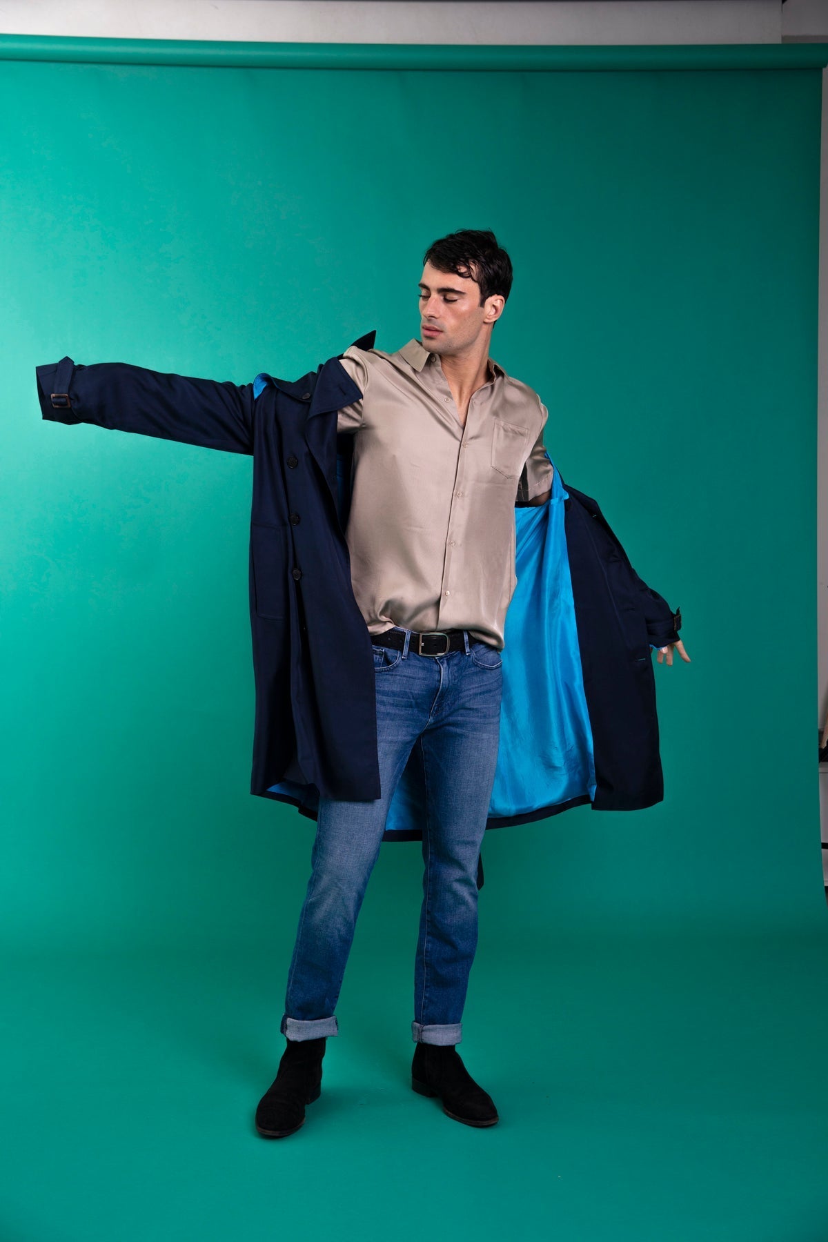 Mako Silk Trench Ink 