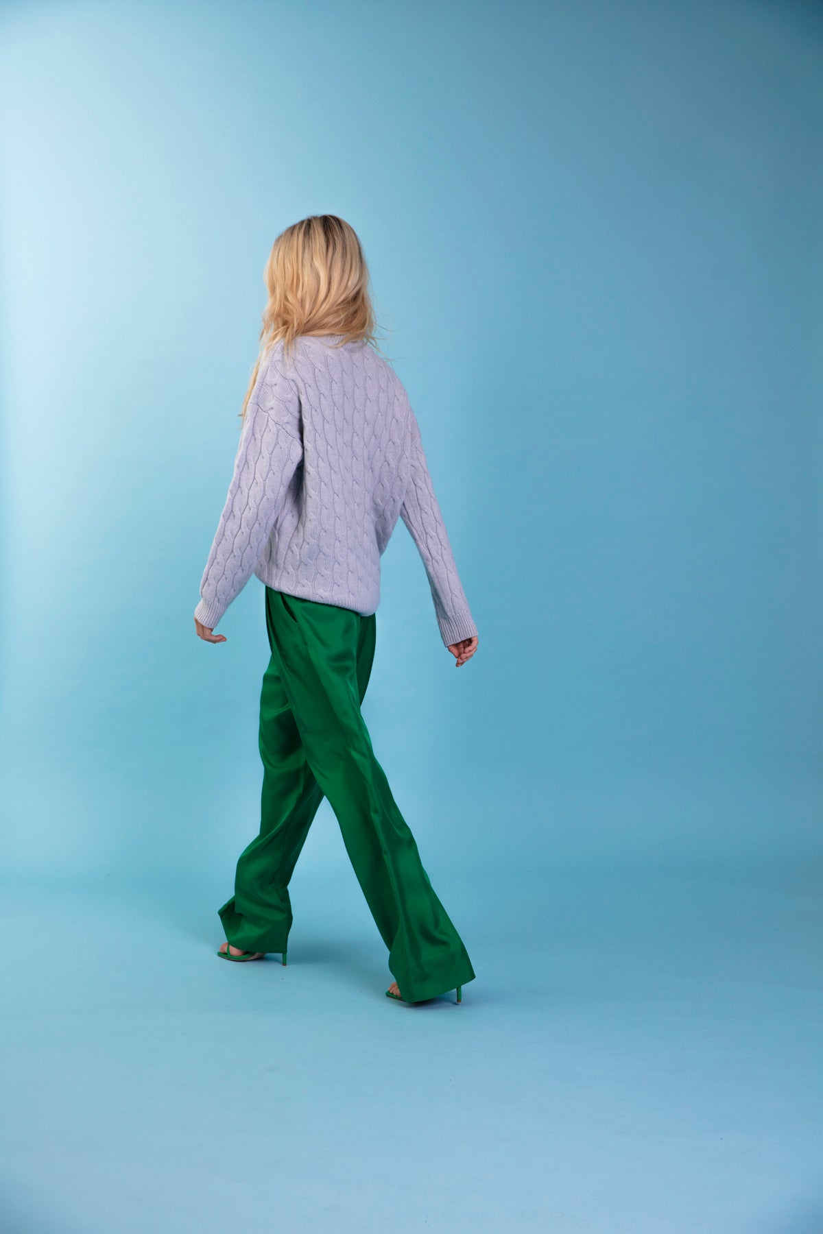 Salinas Silk Trouser Emerald 