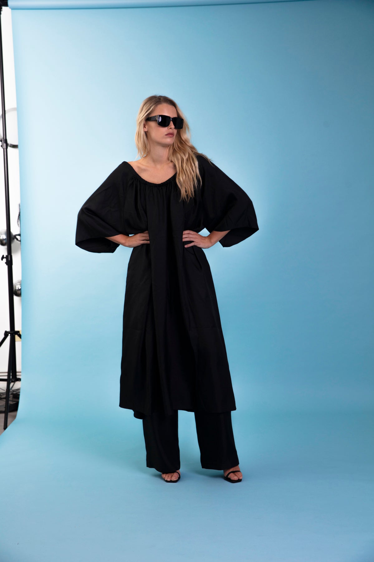 Salinas Silk Trouser Black 