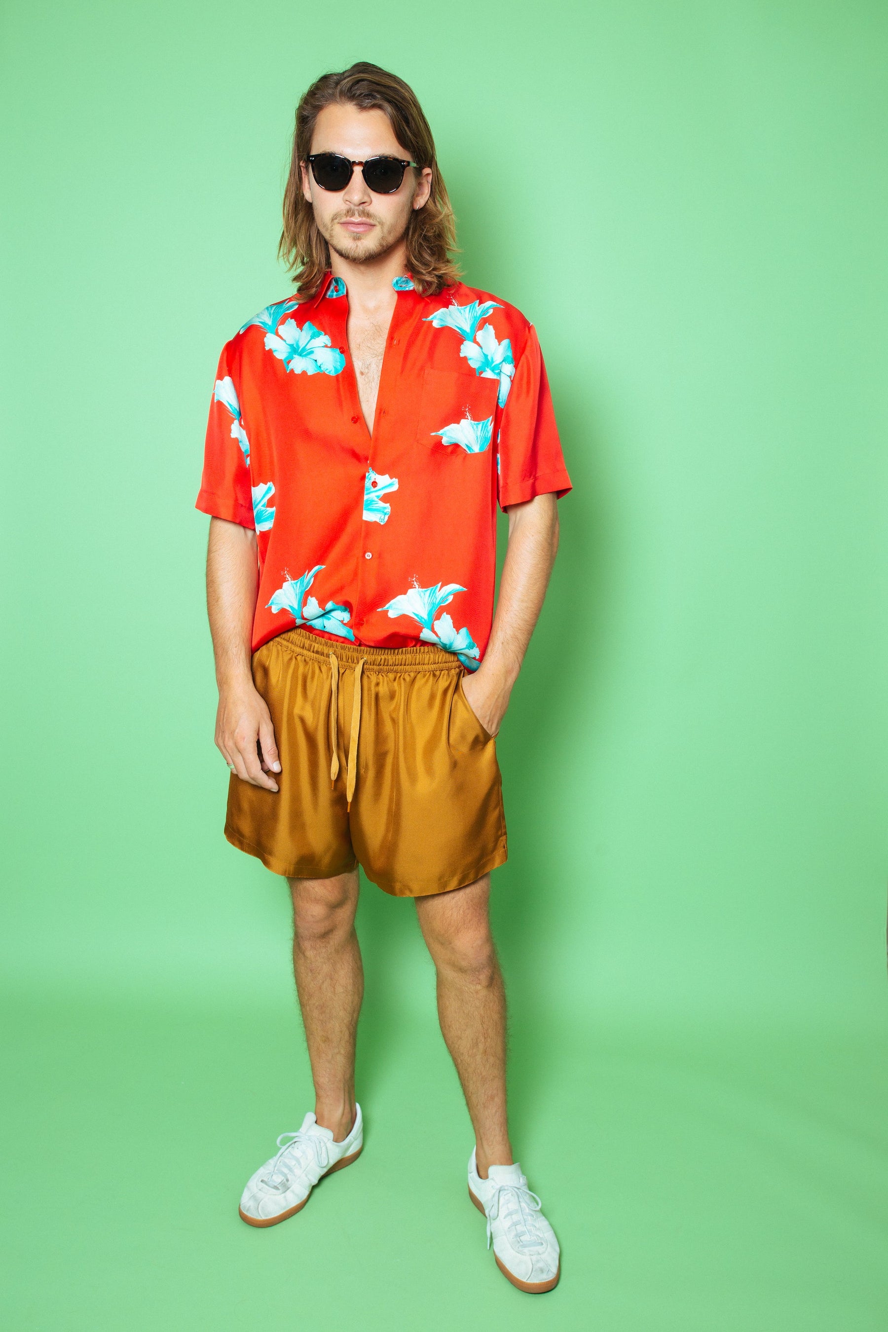 Boyfriend Silk Shirt Scarlett Hawaii 