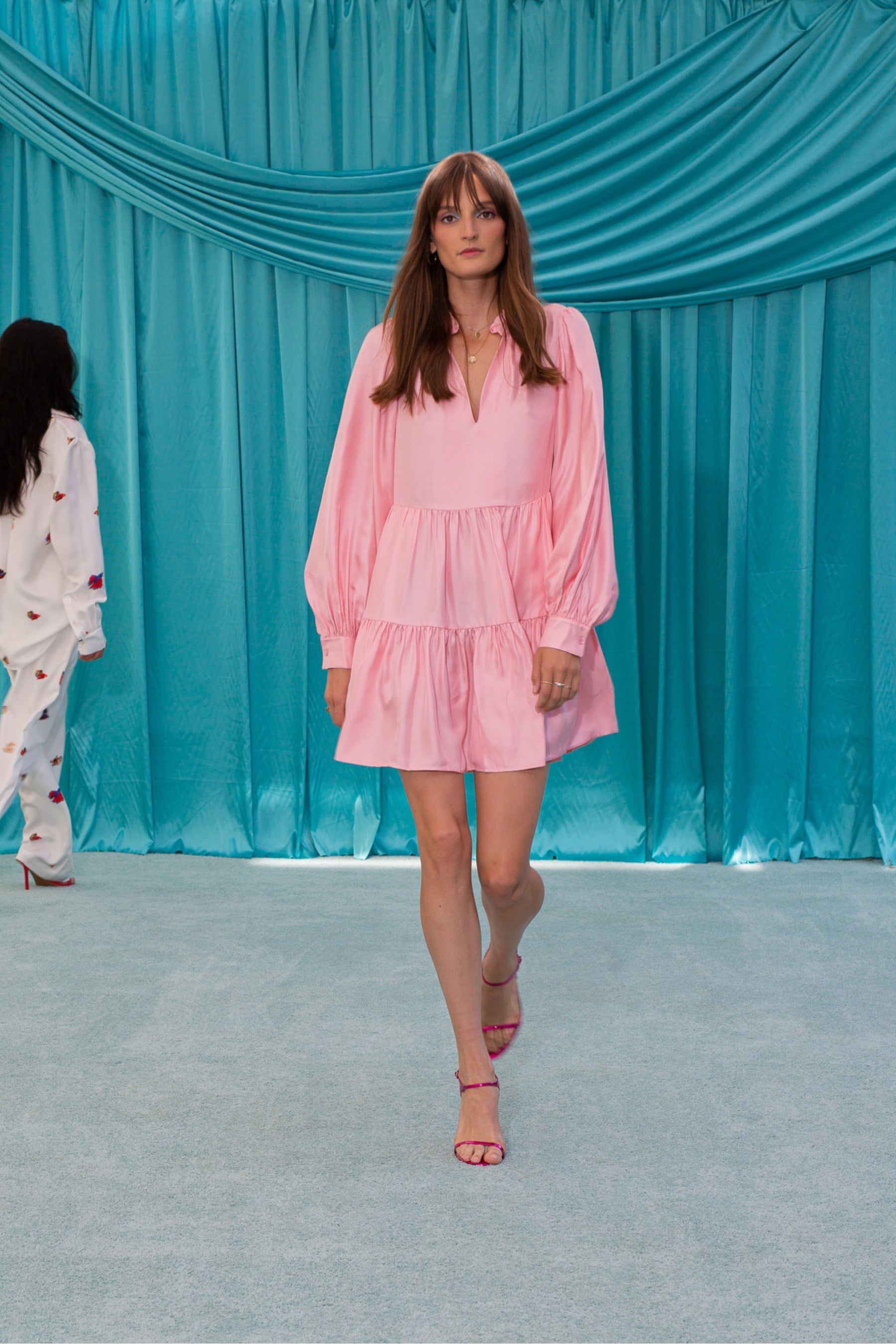 Melrose Silk Dress Pink