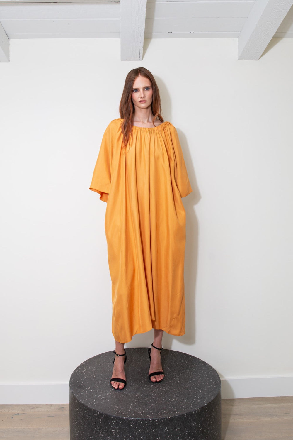 Laguna Silk Dress Marigold