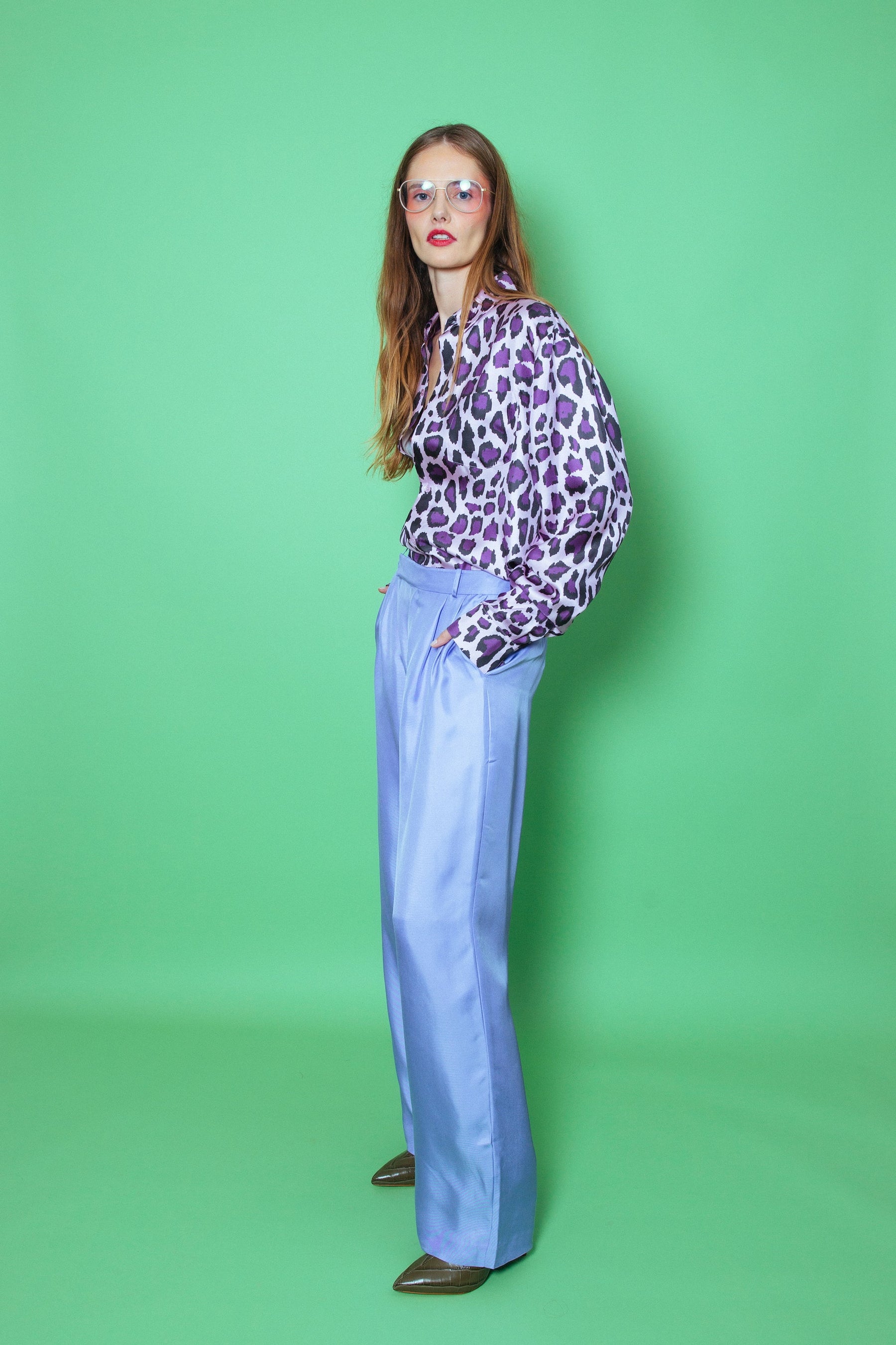 Salinas Silk Trouser Lilac 