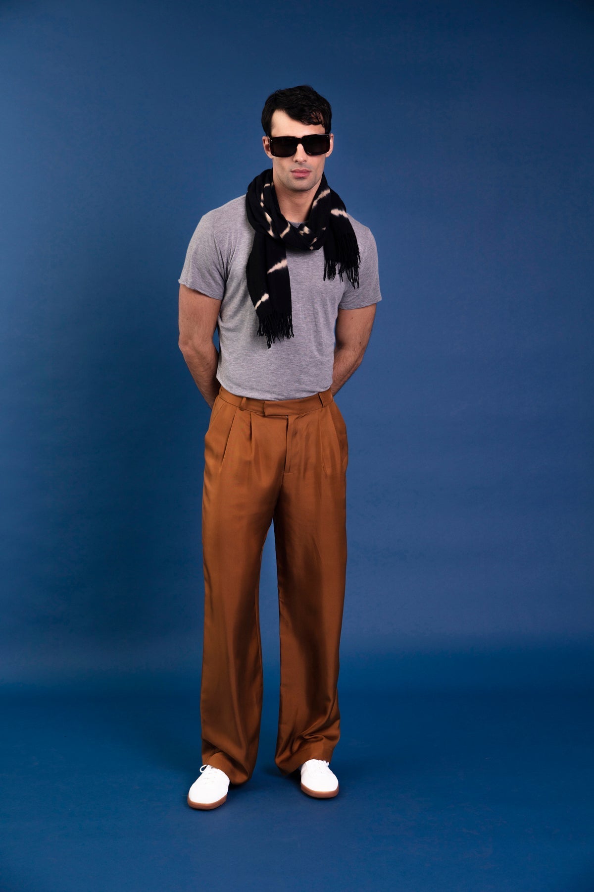 Salinas Silk Trouser Caramel 