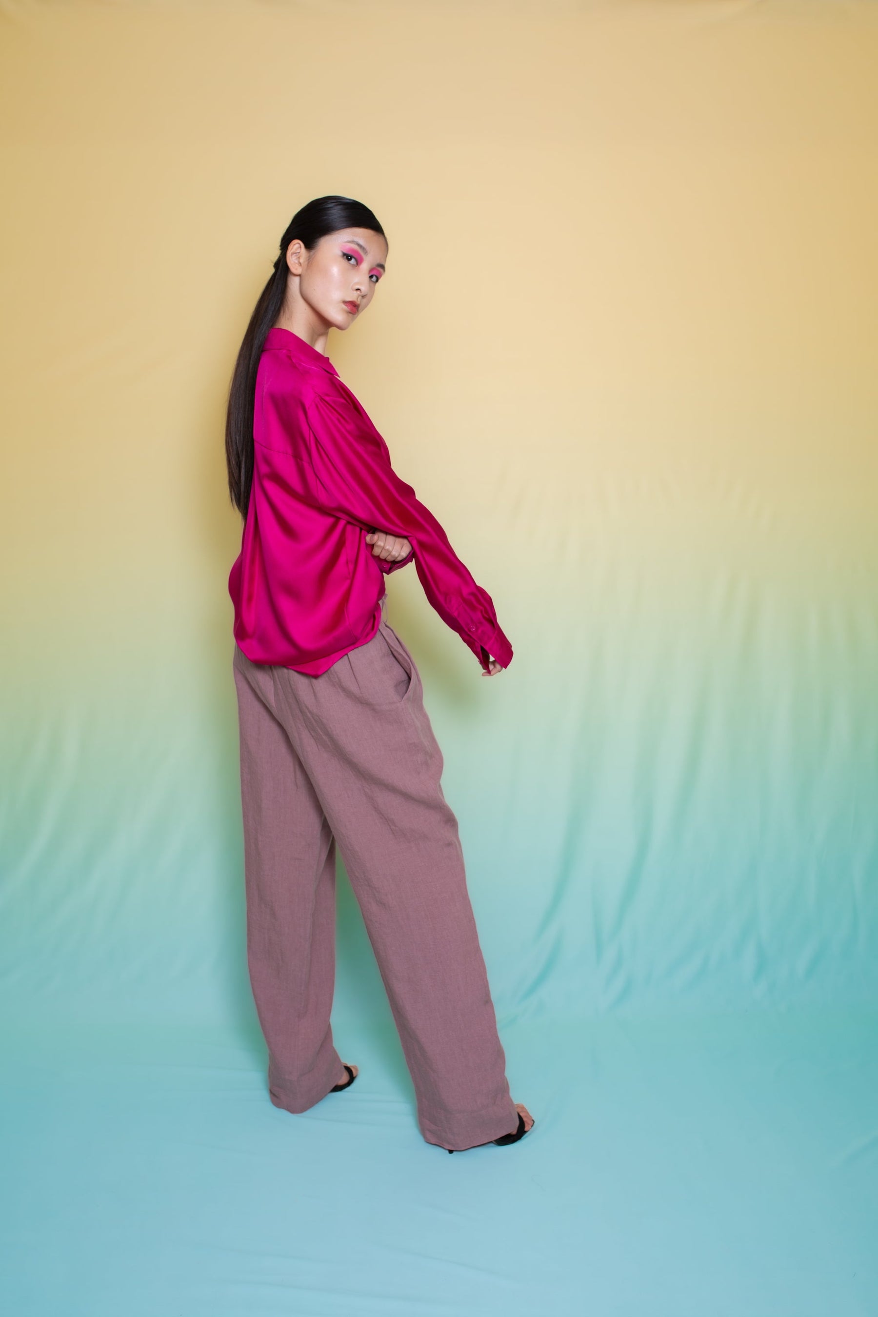 Salinas Linen Trouser Mink 