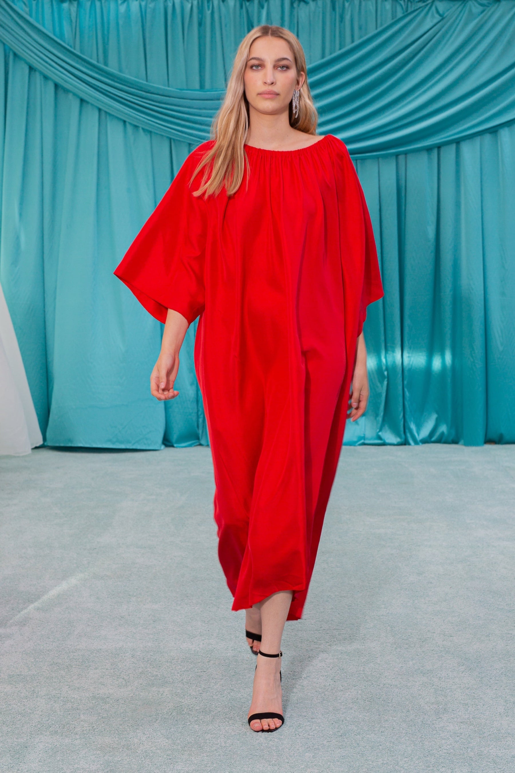 Laguna Silk Dress Scarlet