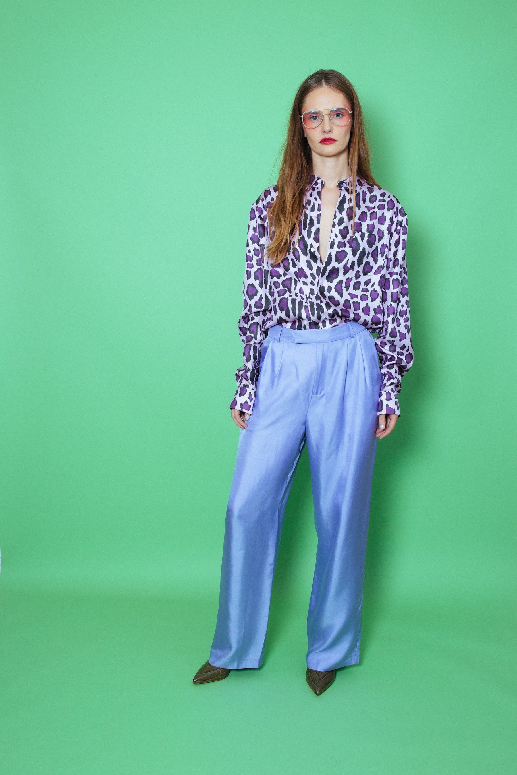 Salinas Silk Trouser Lilac 