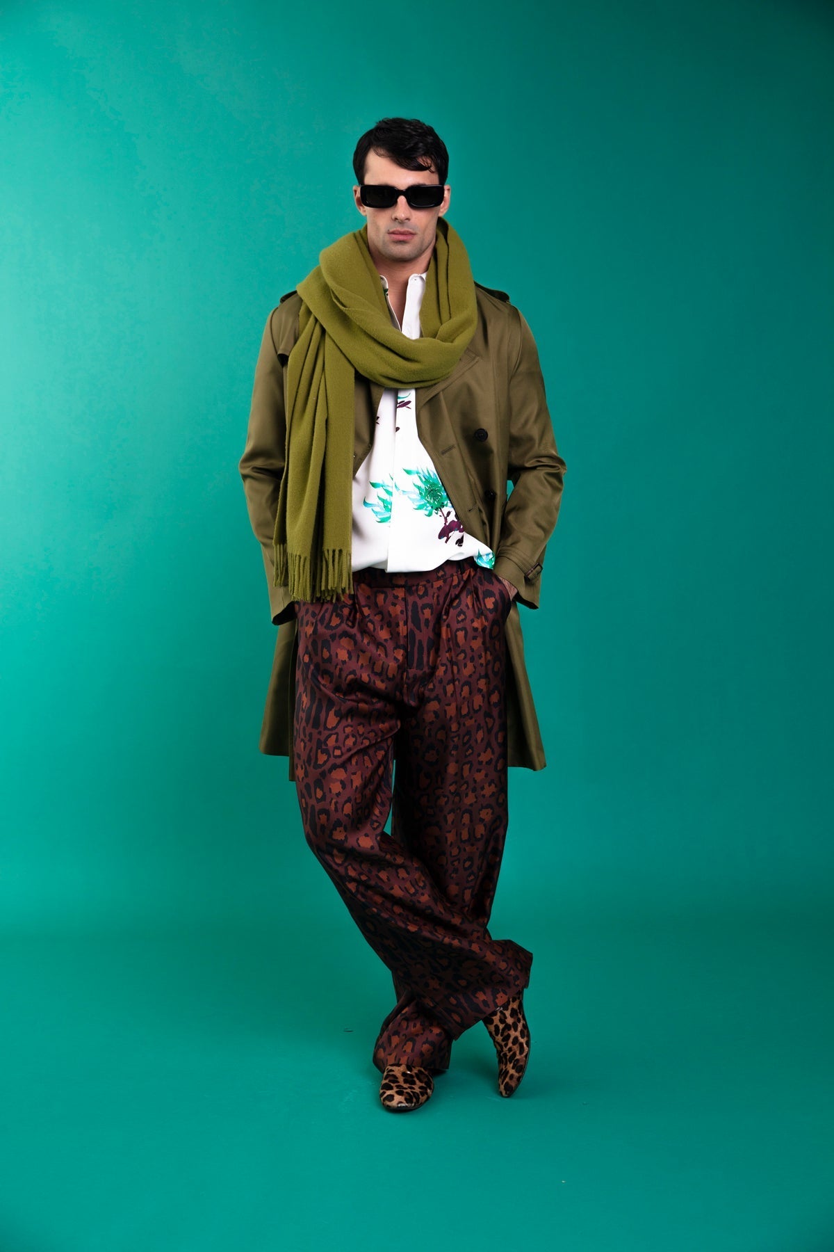 Salinas Silk Trouser Chocolate Jaguar 