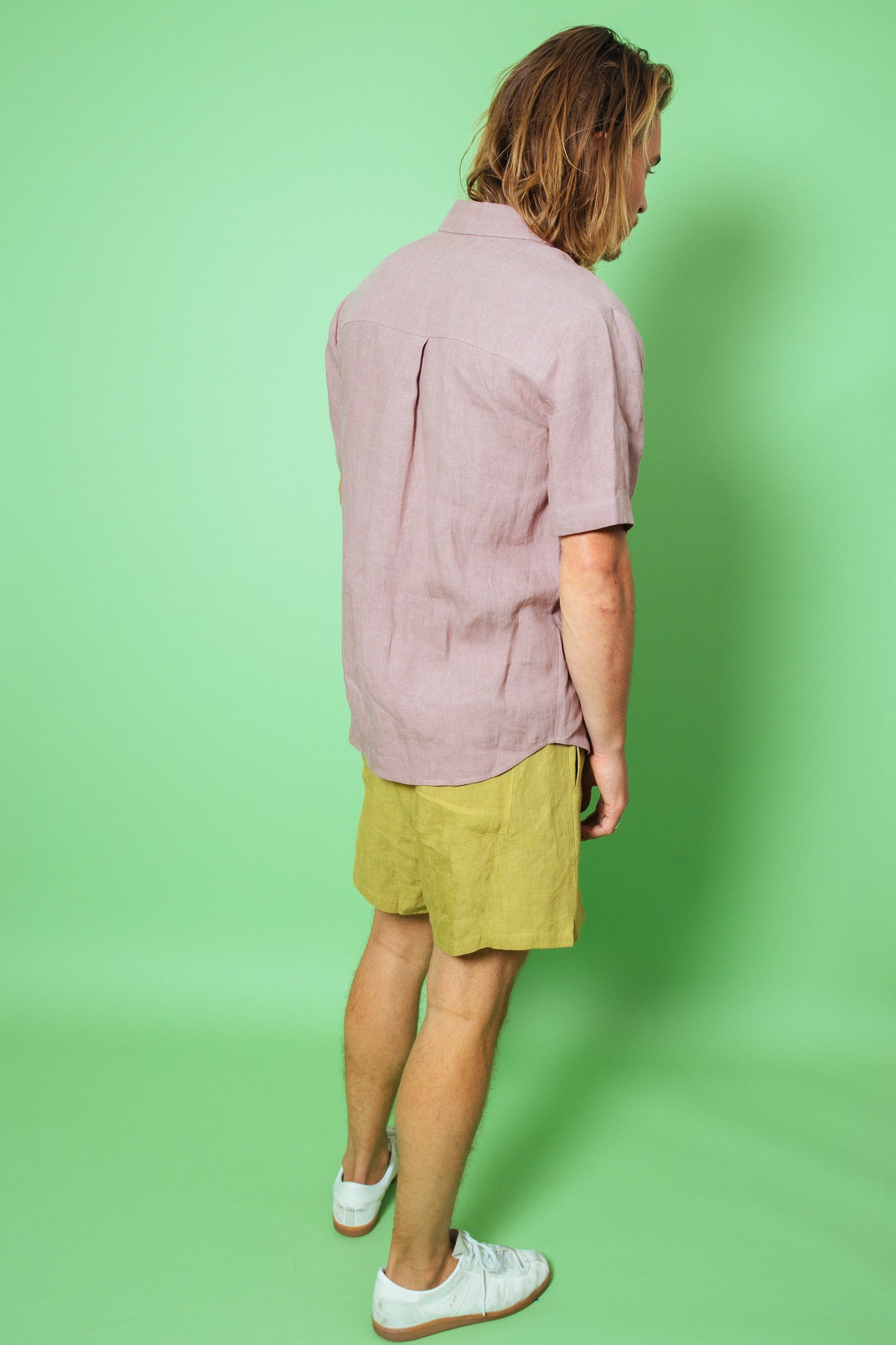 Boyfriend Linen Shirt Mink 