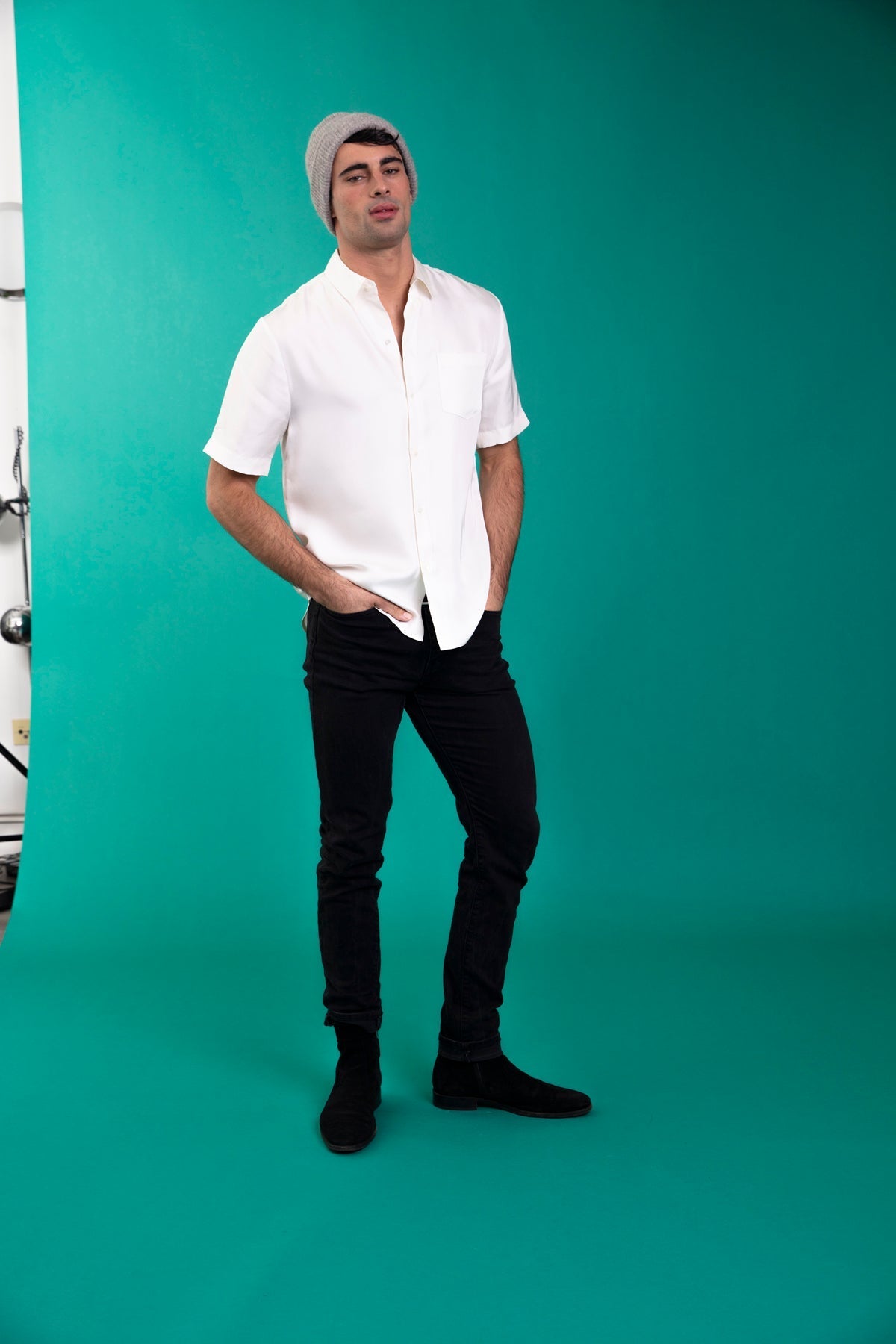 Boyfriend Silk Shirt Cream 