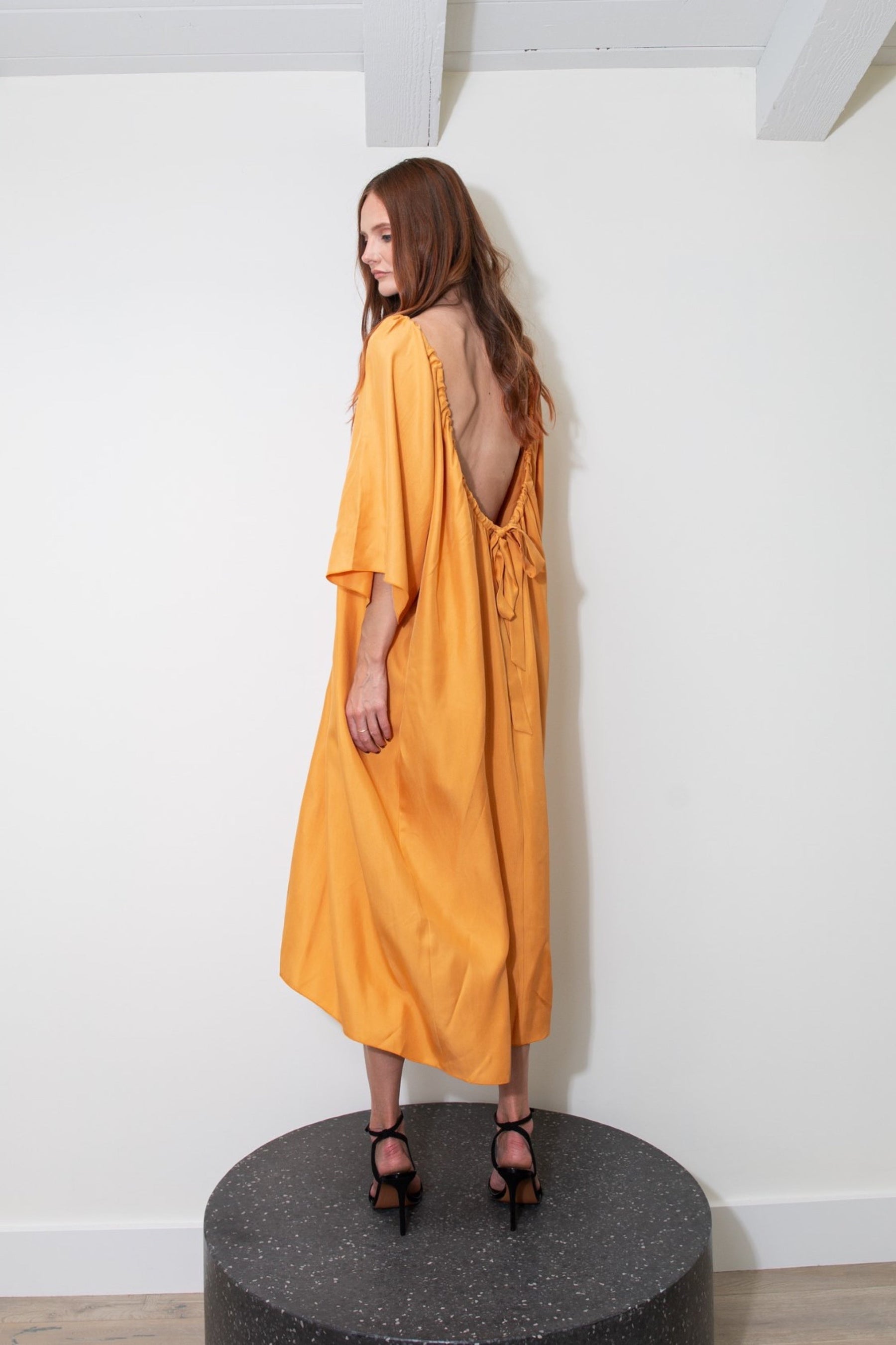 Laguna Silk Dress Marigold