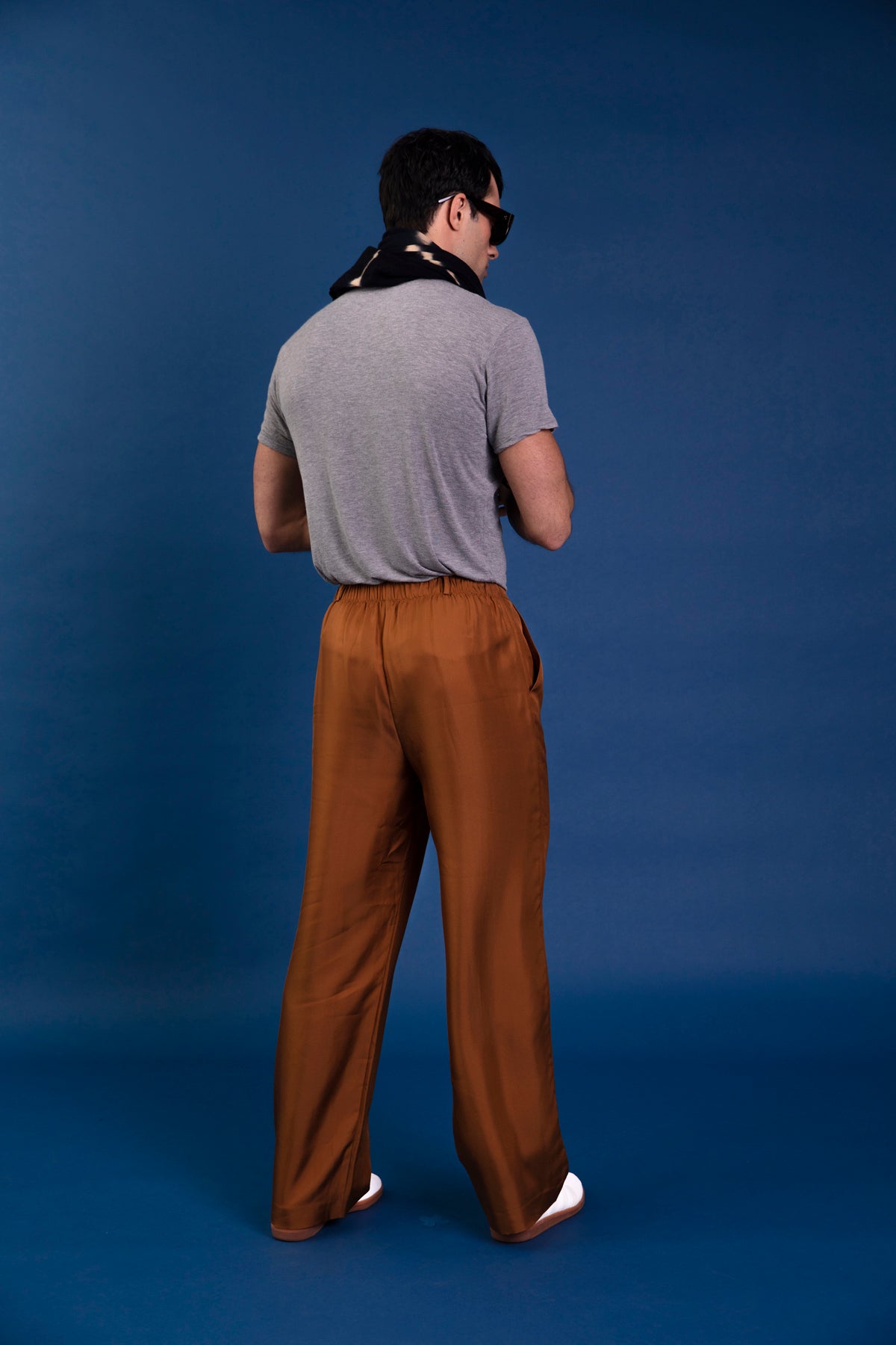 Salinas Silk Trouser Caramel 