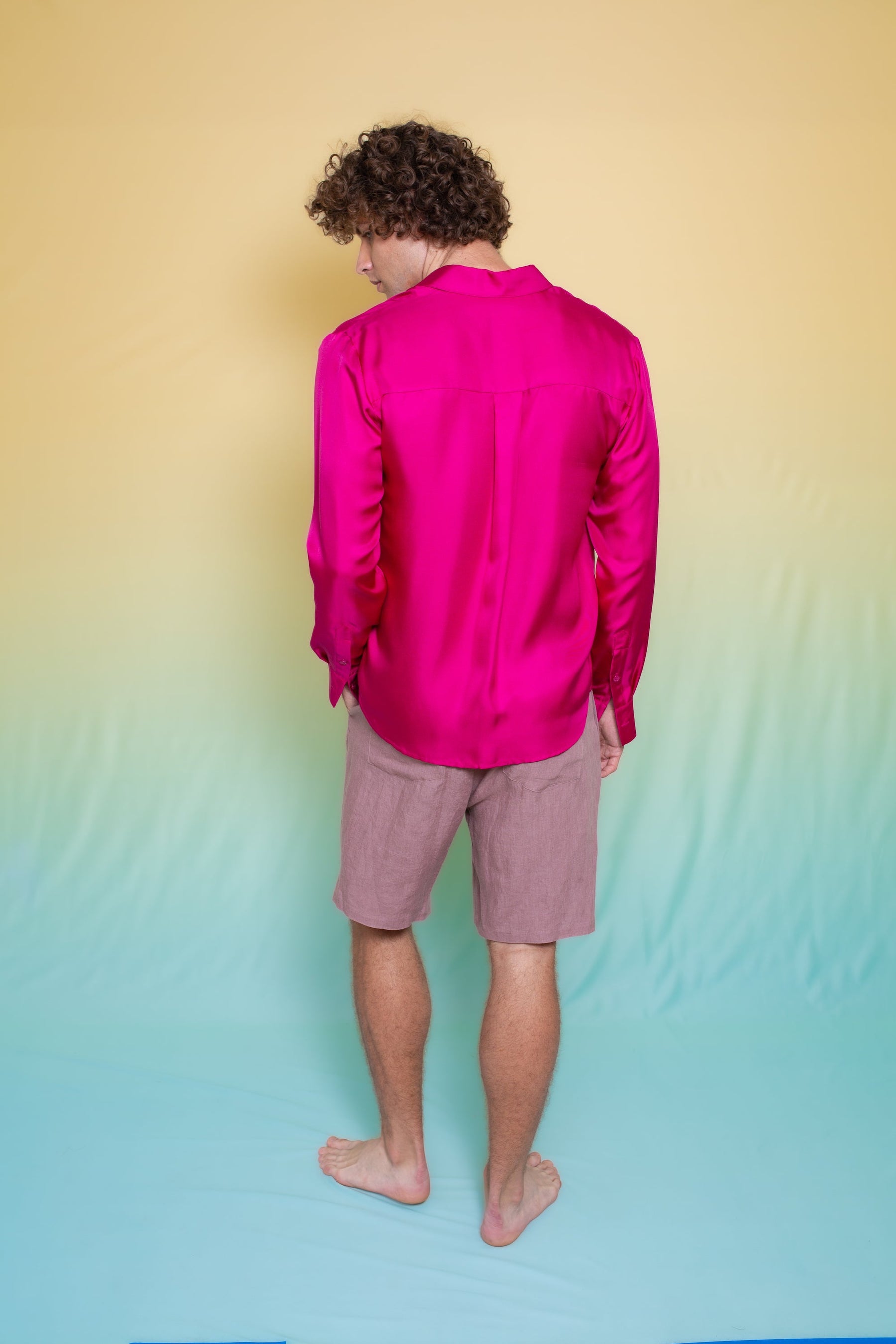 Basketball Linen Short Mink 