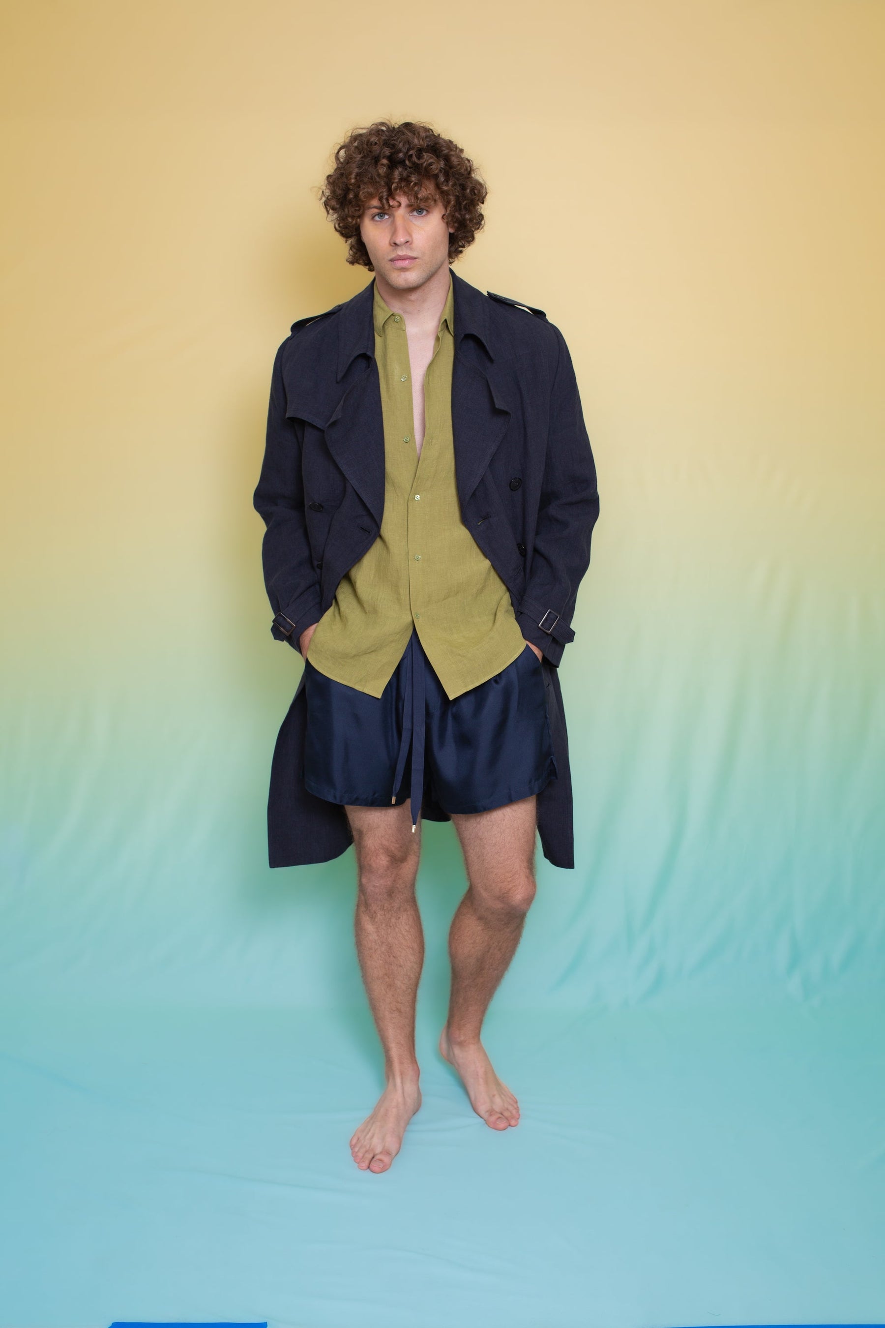 Boyfriend Linen Shirt Pistachio 