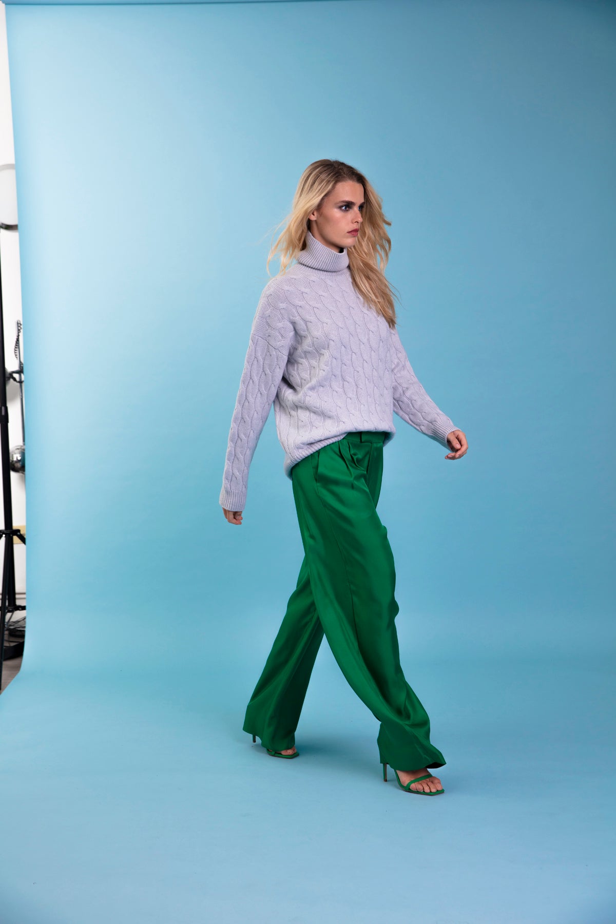 Salinas Silk Trouser Emerald 