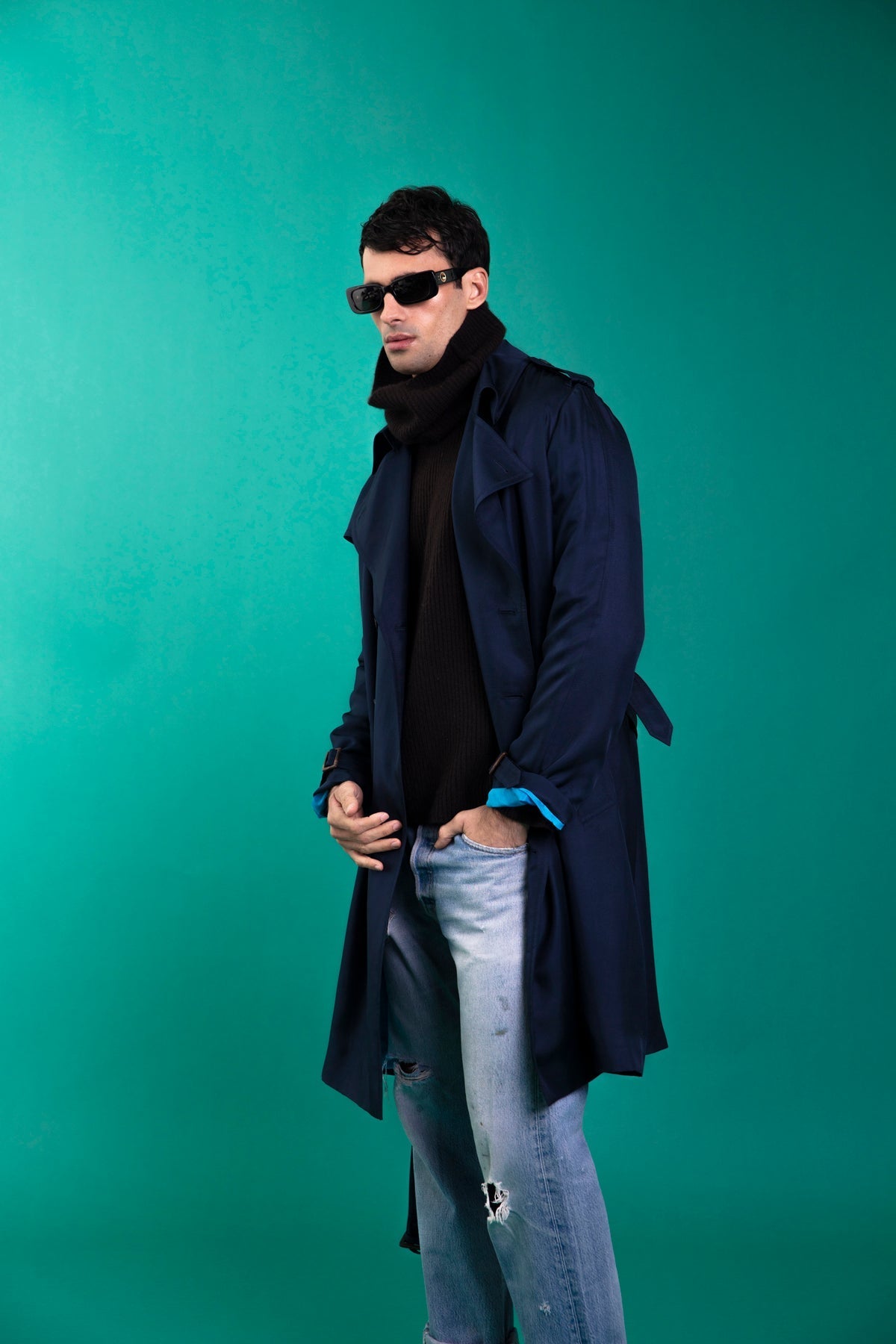 Mako Silk Trench Ink 