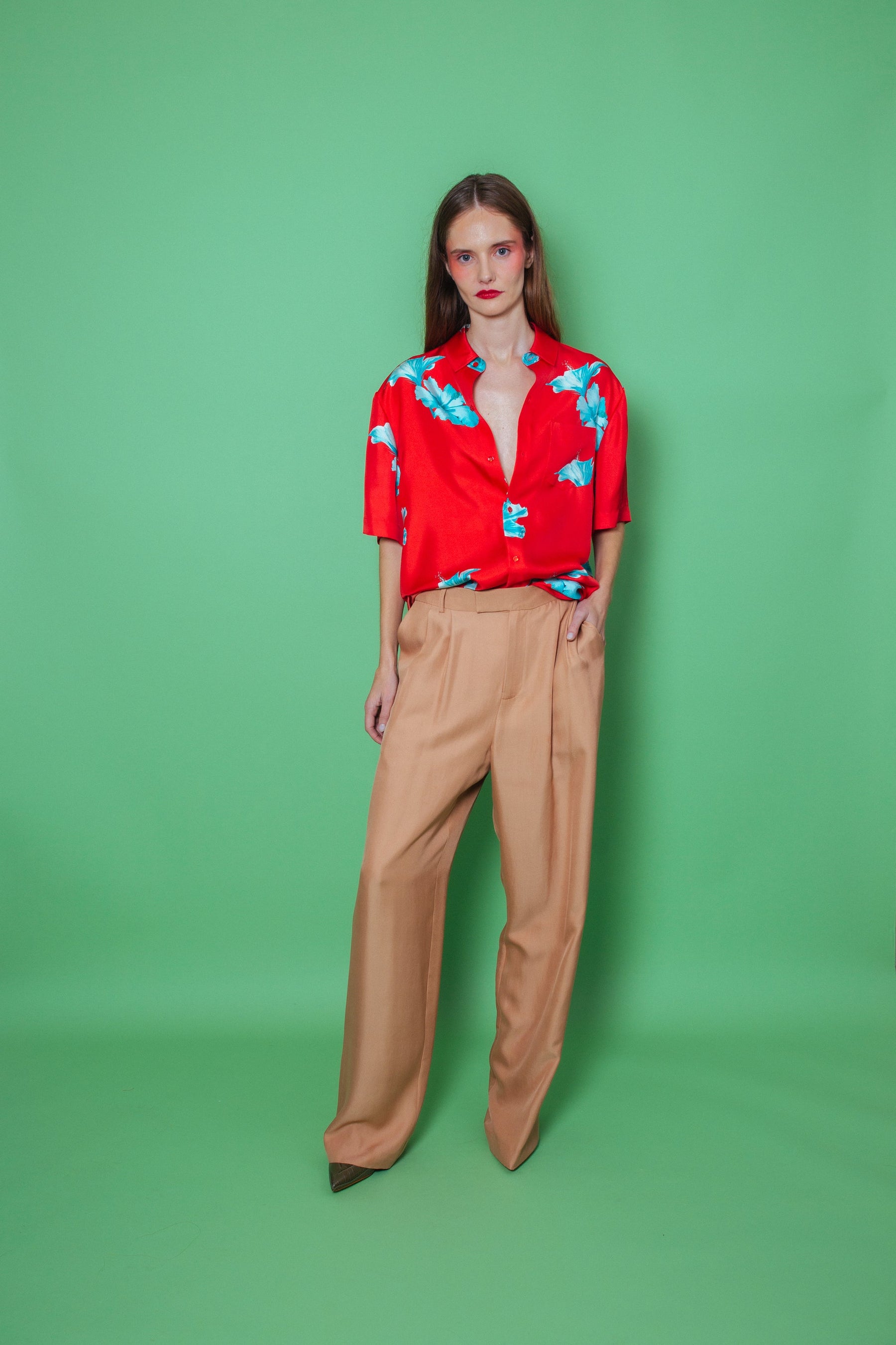 Boyfriend Silk Shirt Scarlett Hawaii 