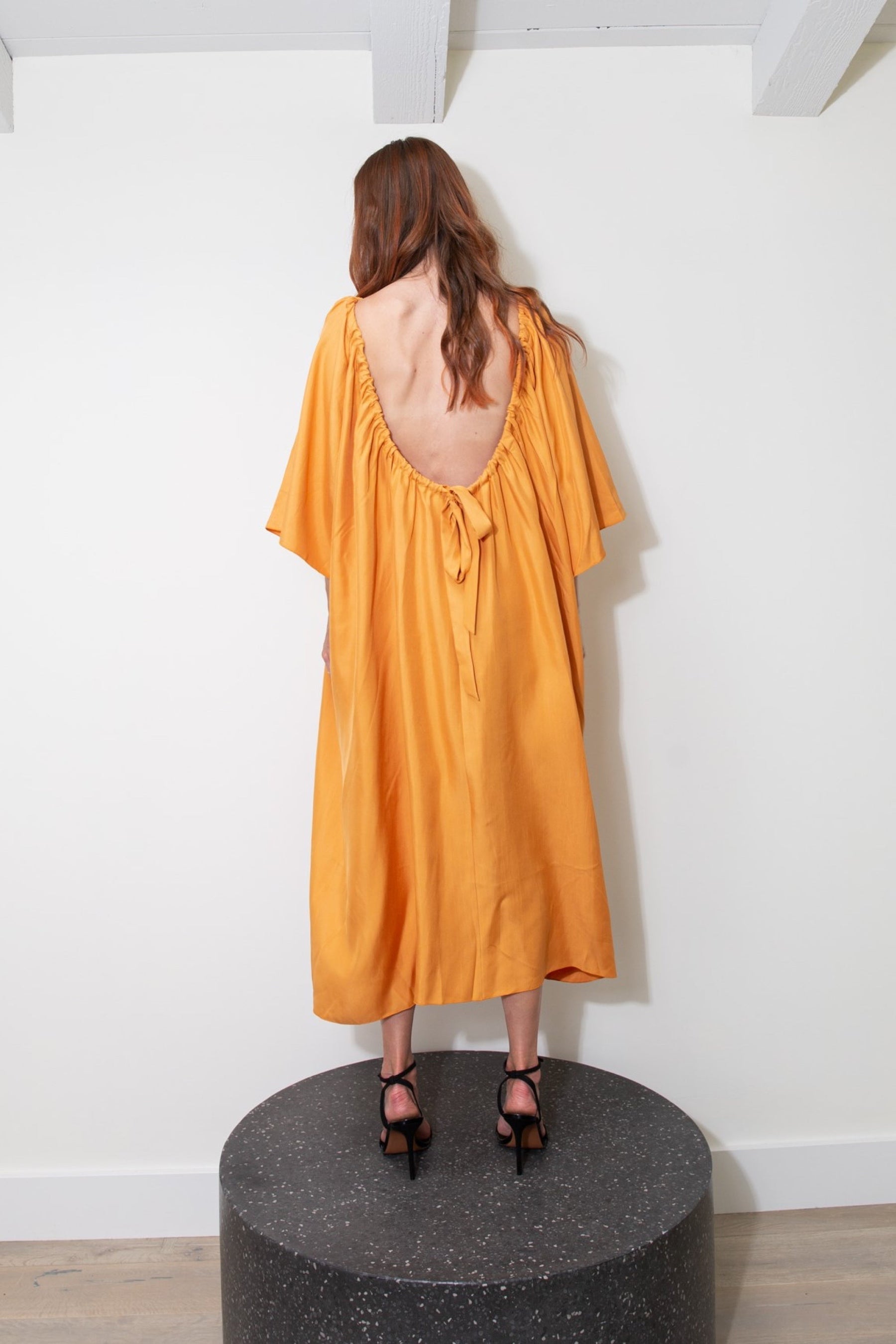 Laguna Silk Dress Marigold