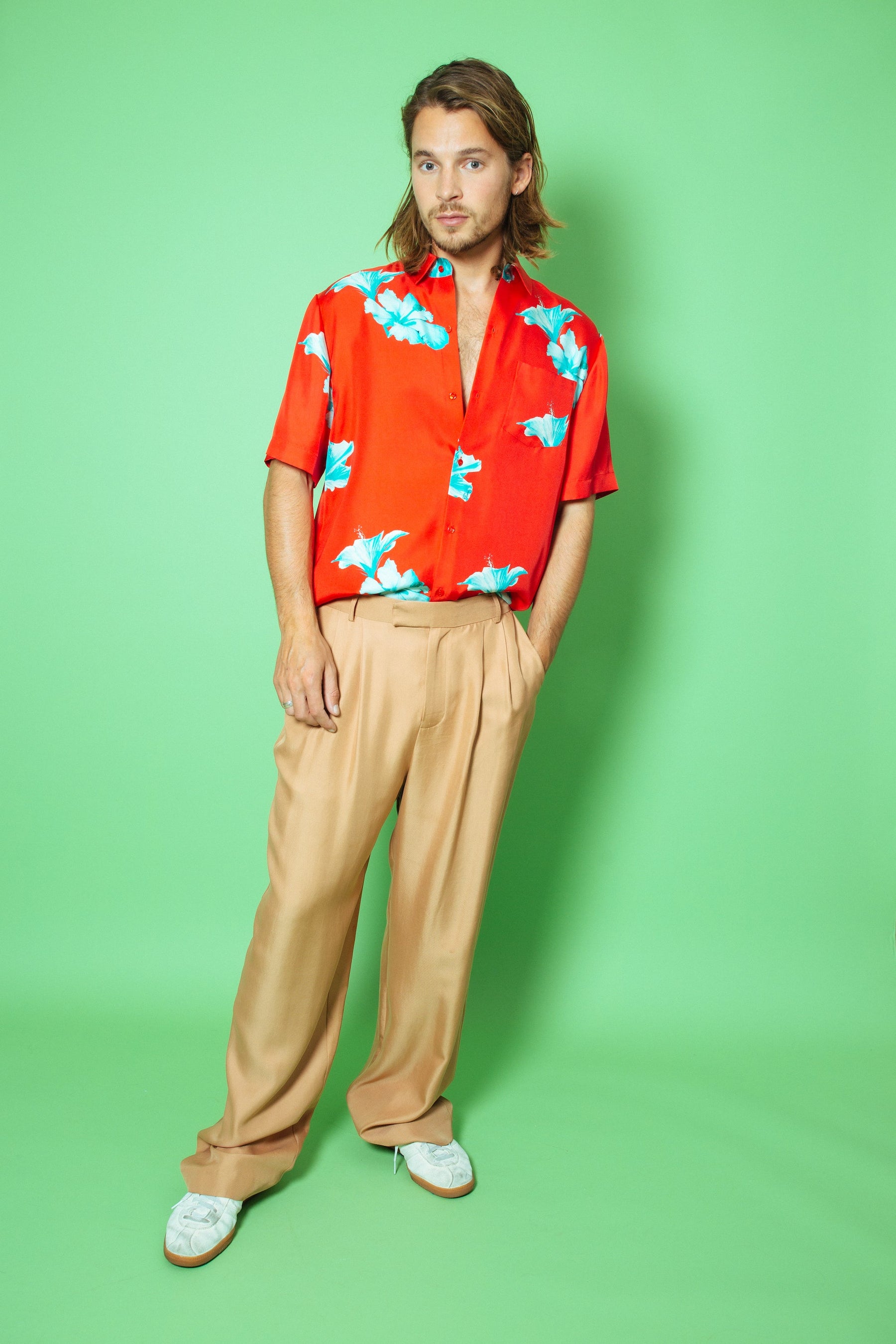 Boyfriend Silk Shirt Scarlett Hawaii 