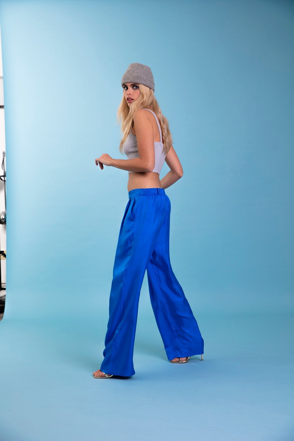 Salinas Silk Trouser Electric Blue 