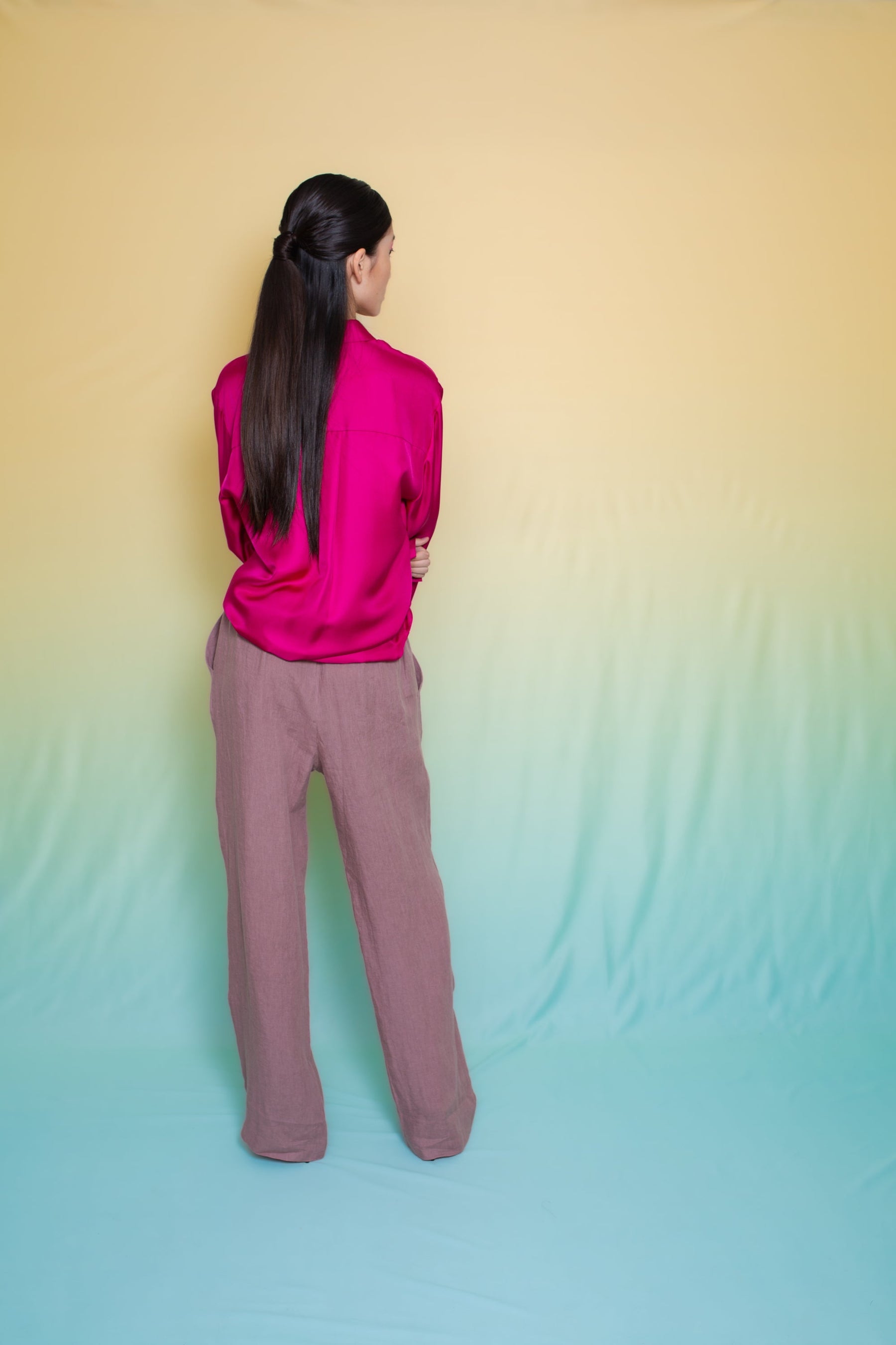 Salinas Linen Trouser Mink 