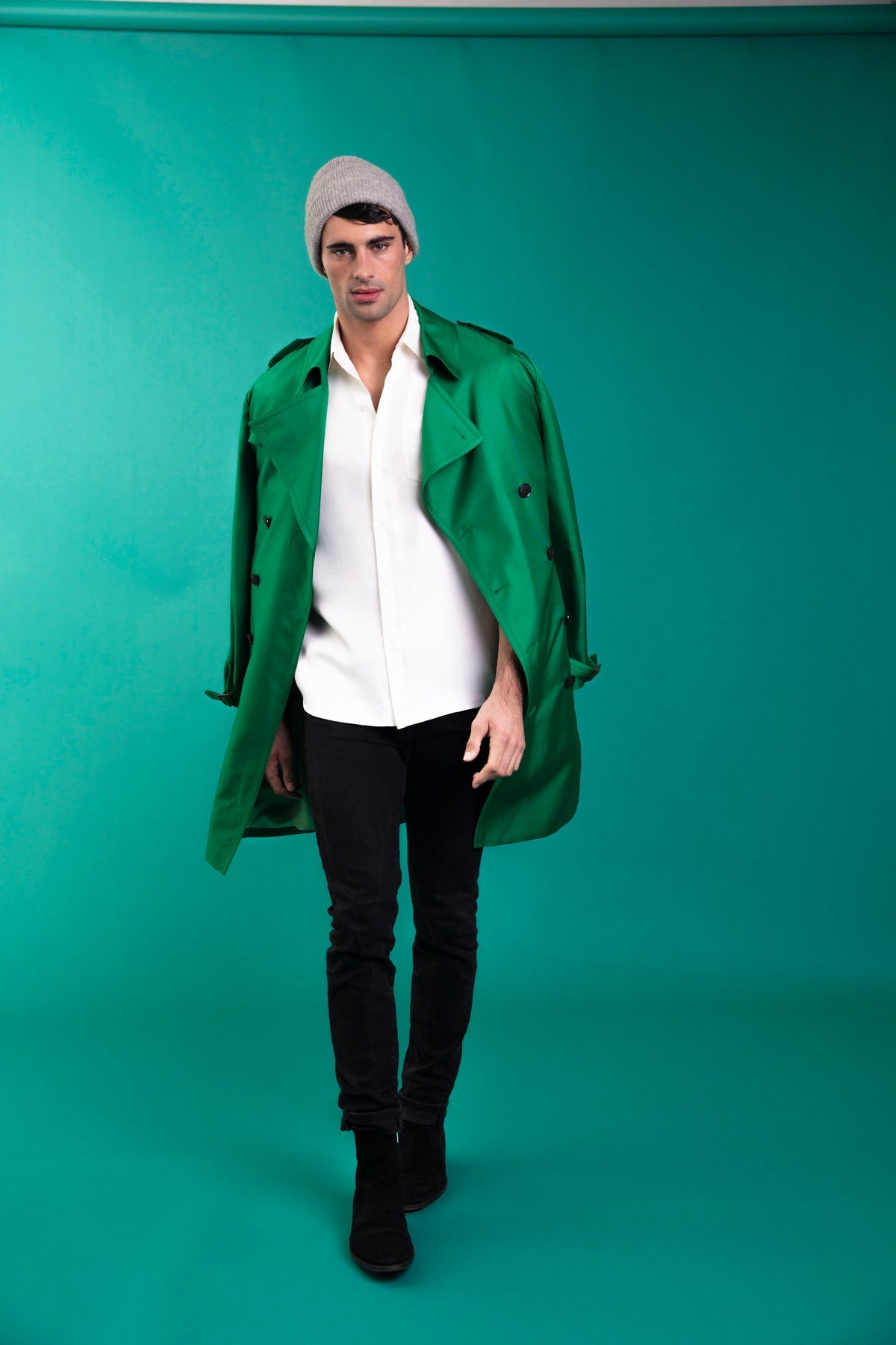 Boyfriend Silk Shirt Cream 