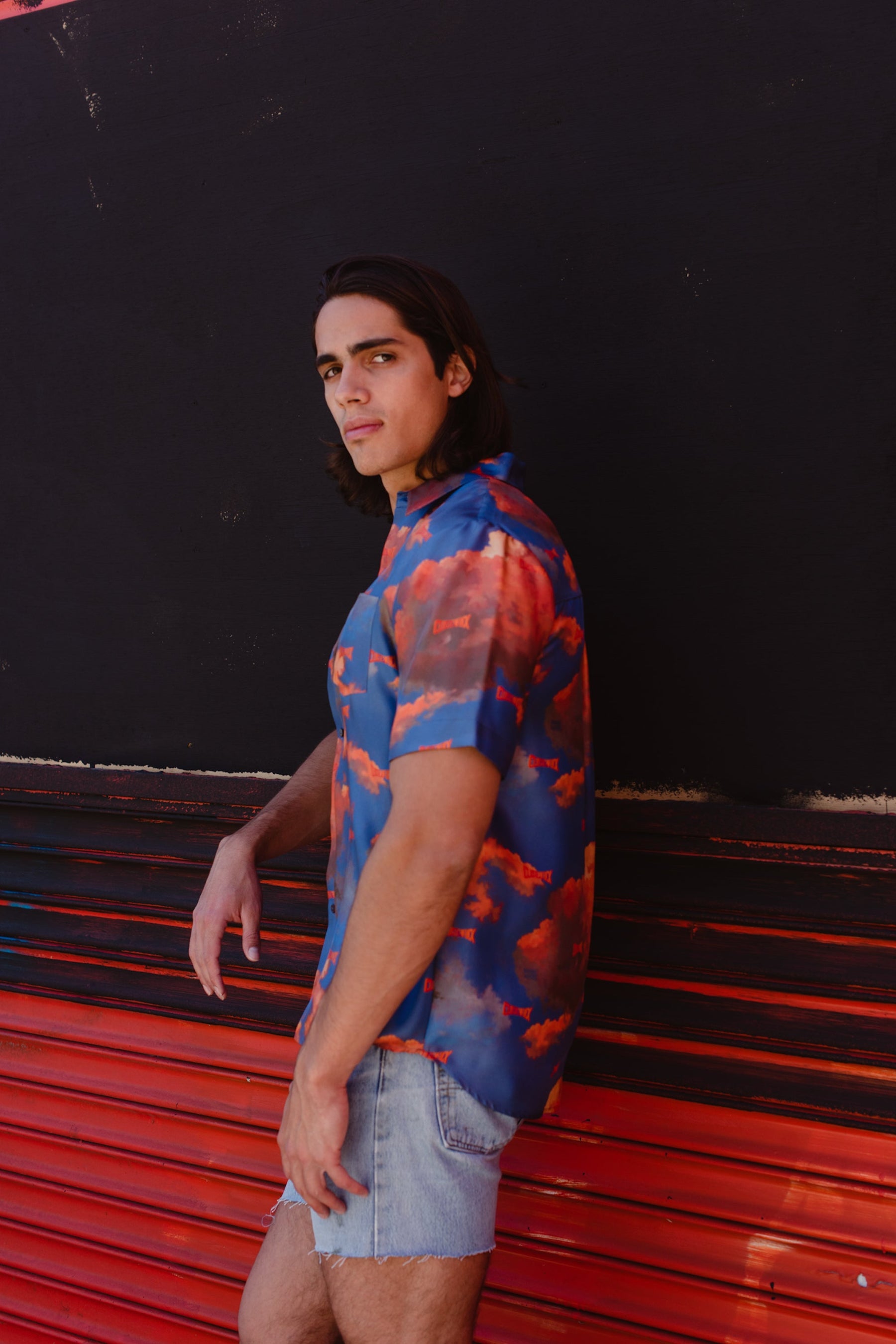 Boyfriend Silk Shirt Wayne White Clusterfuck