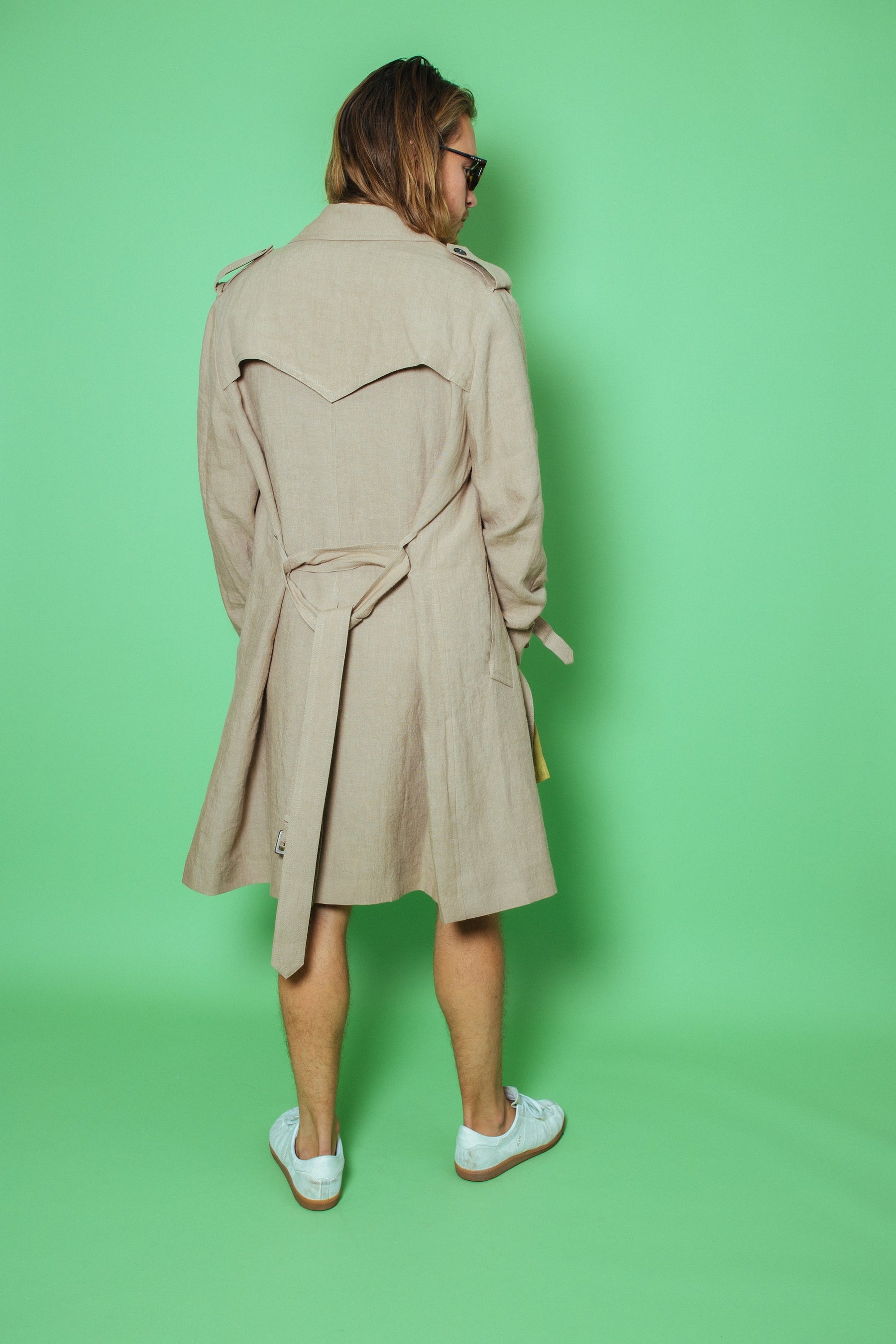 Mako Linen Trench Natural 