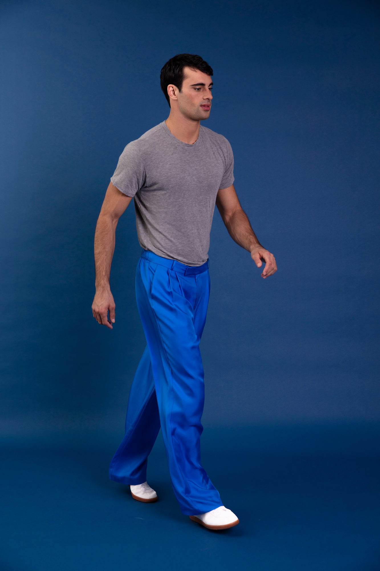 Salinas Silk Trouser Electric Blue 