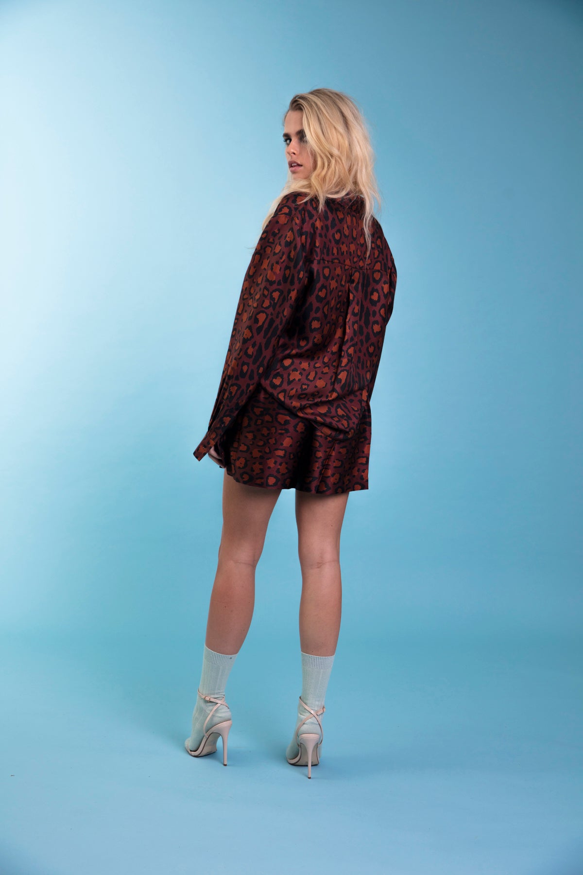 Le Weekend Silk Boxer Chocolate Jaguar 