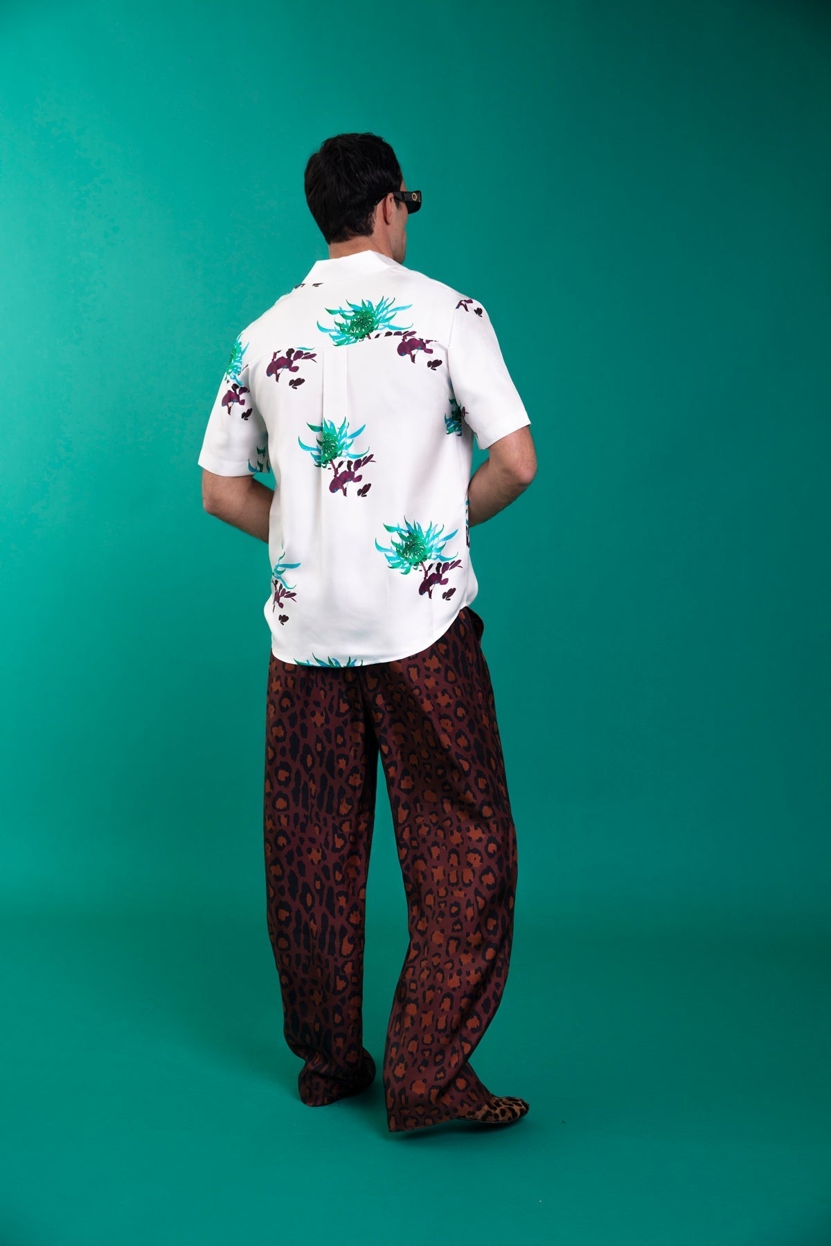 Salinas Silk Trouser Chocolate Jaguar 