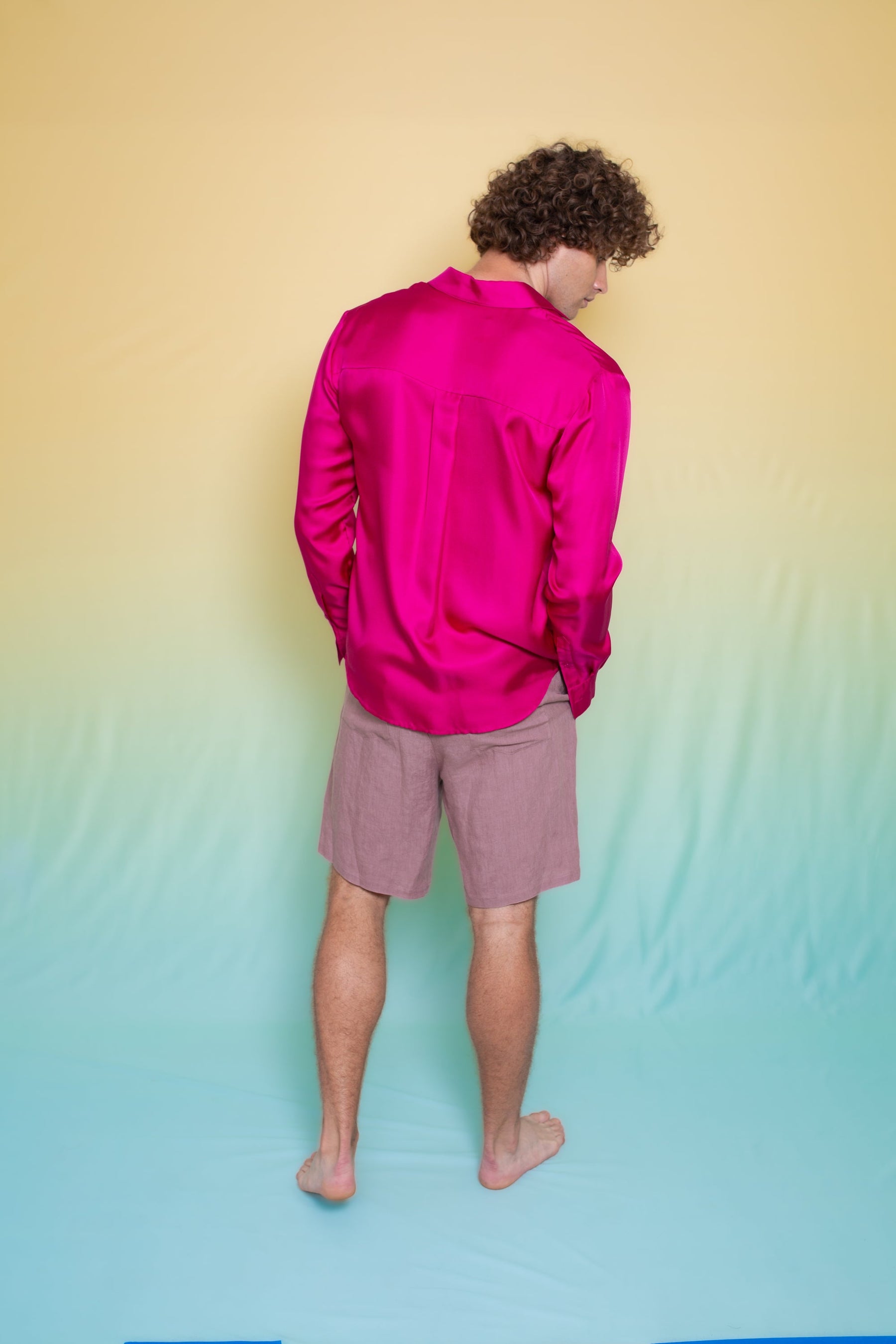 Basketball Linen Short Mink 