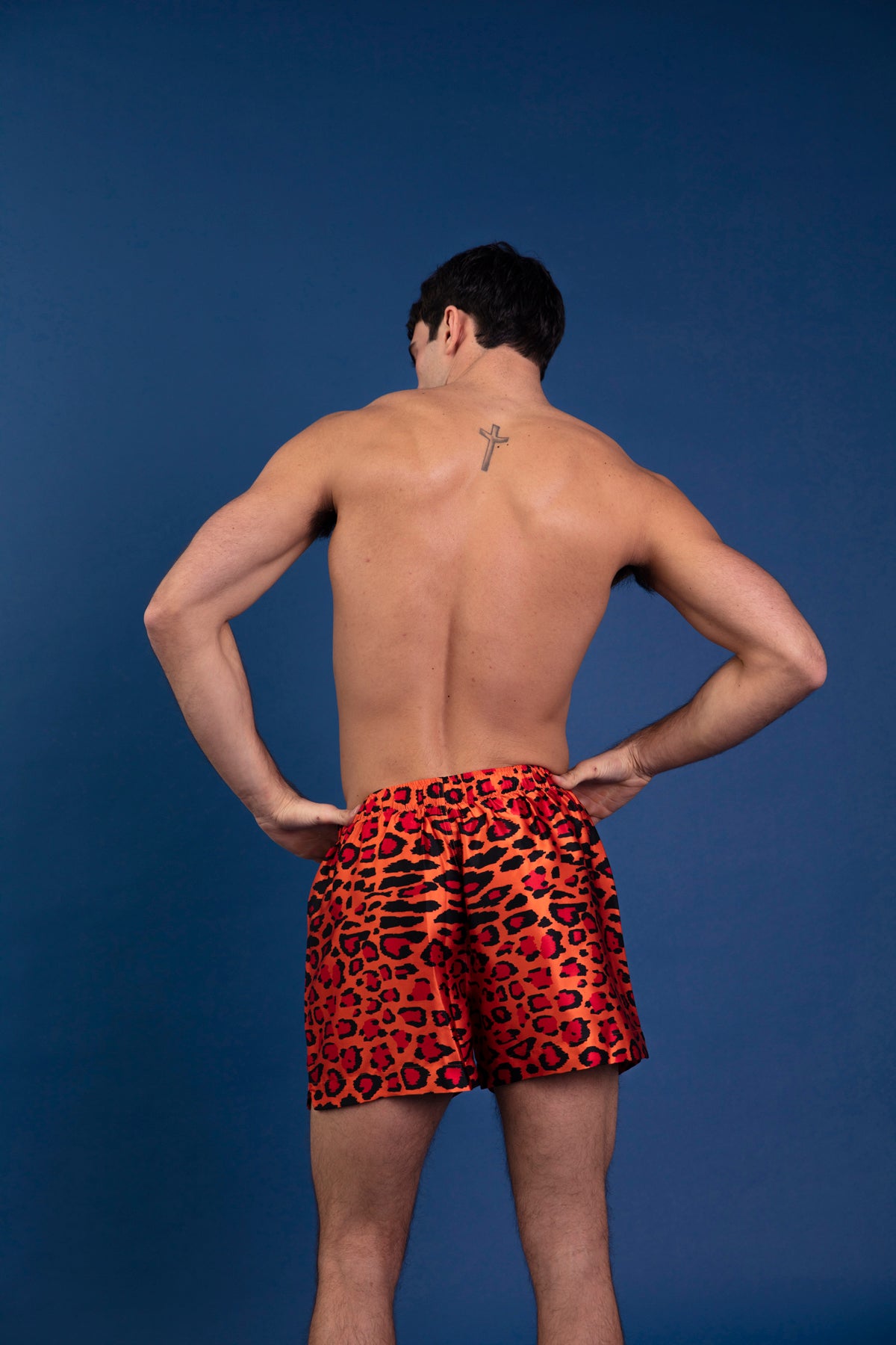 Le Weekend Silk Boxer Red Jaguar 
