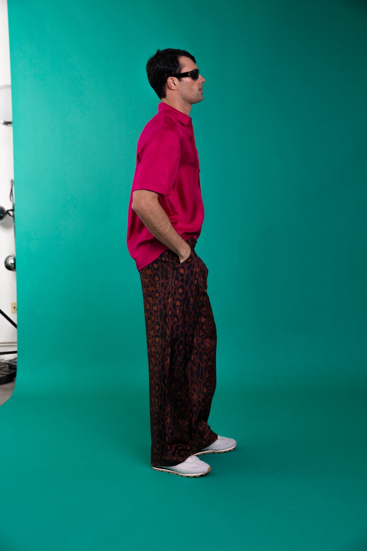 Boyfriend Silk Shirt Fuscia 